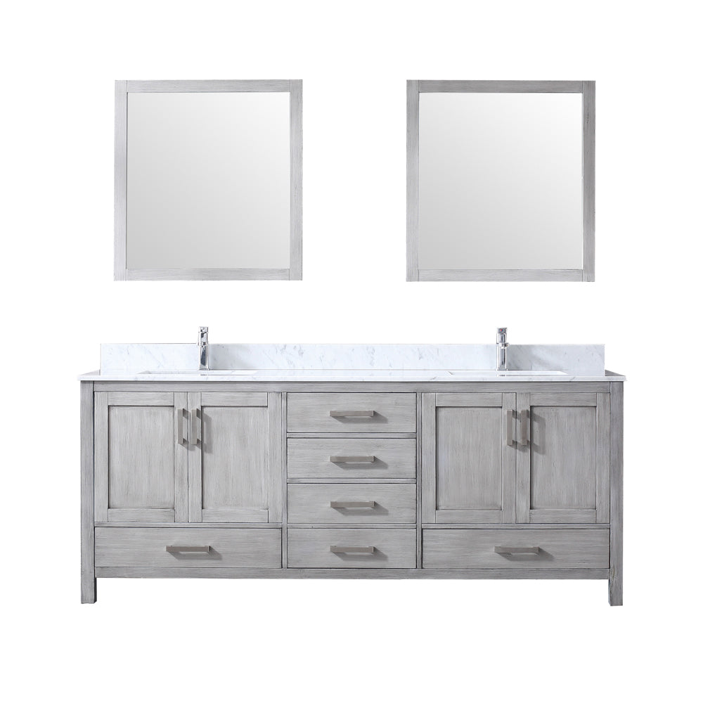 Lexora Jacques 80 in. W x 22 in. D Double Bath Vanity