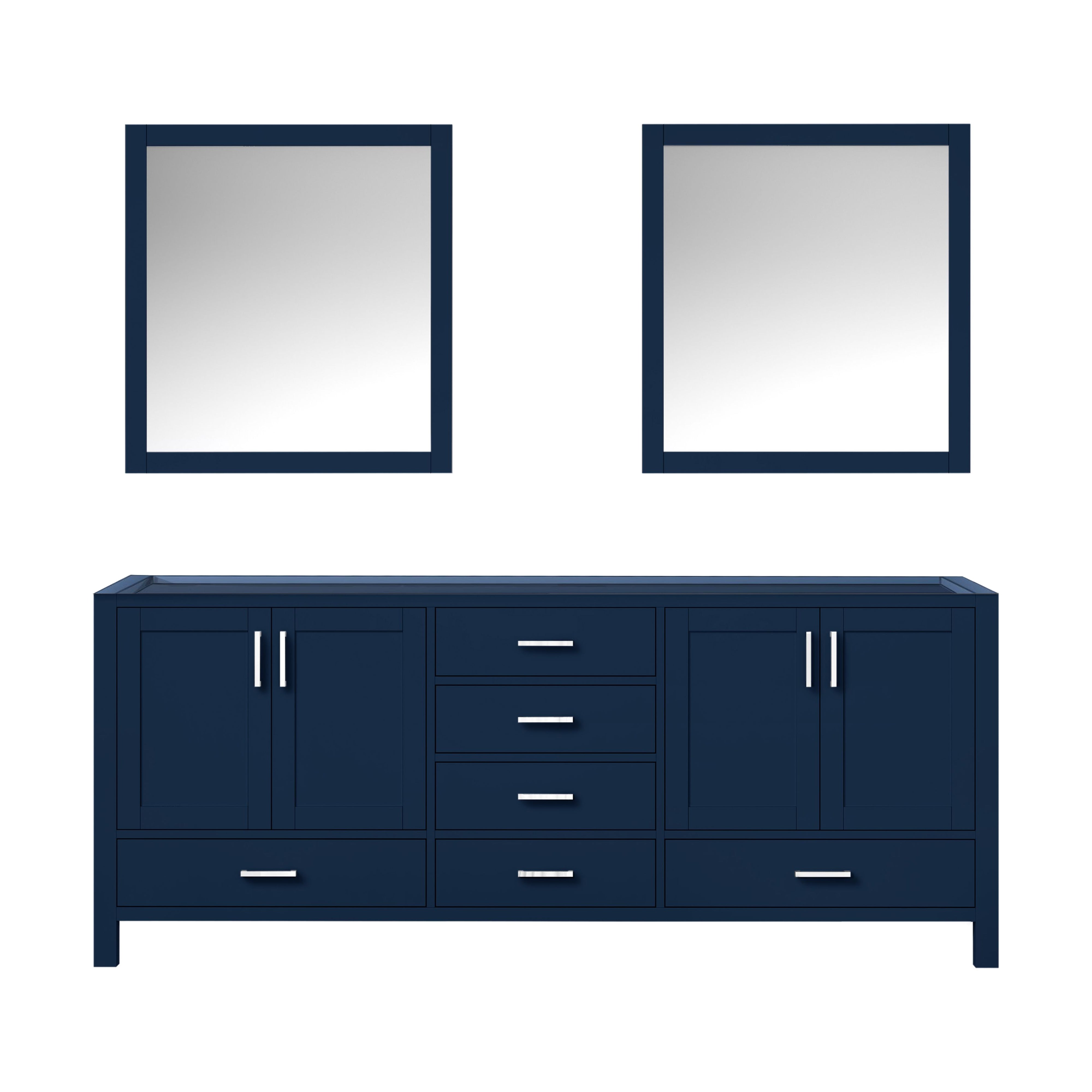 Lexora Jacques 80 in. W x 22 in. D Double Bath Vanity