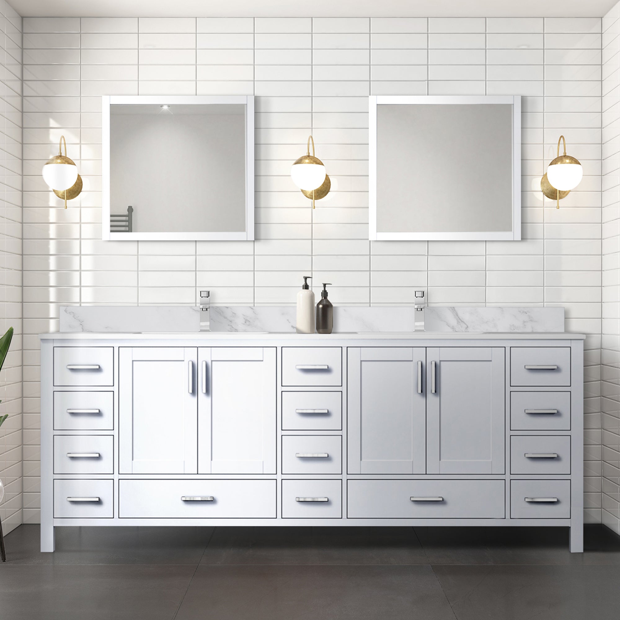 white vanity