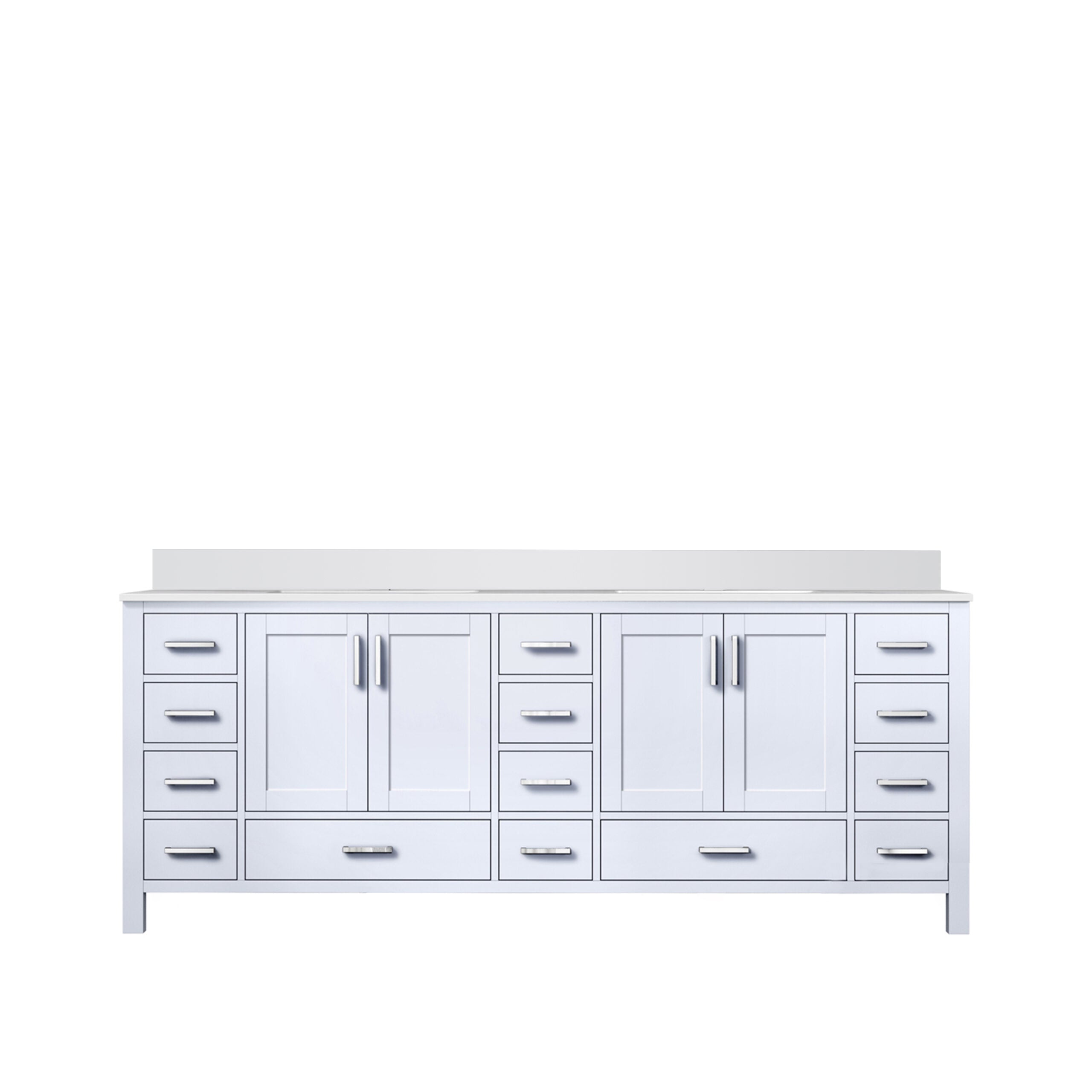 Lexora Jacques 84 in. W x 22 in. D Double Bath Vanity