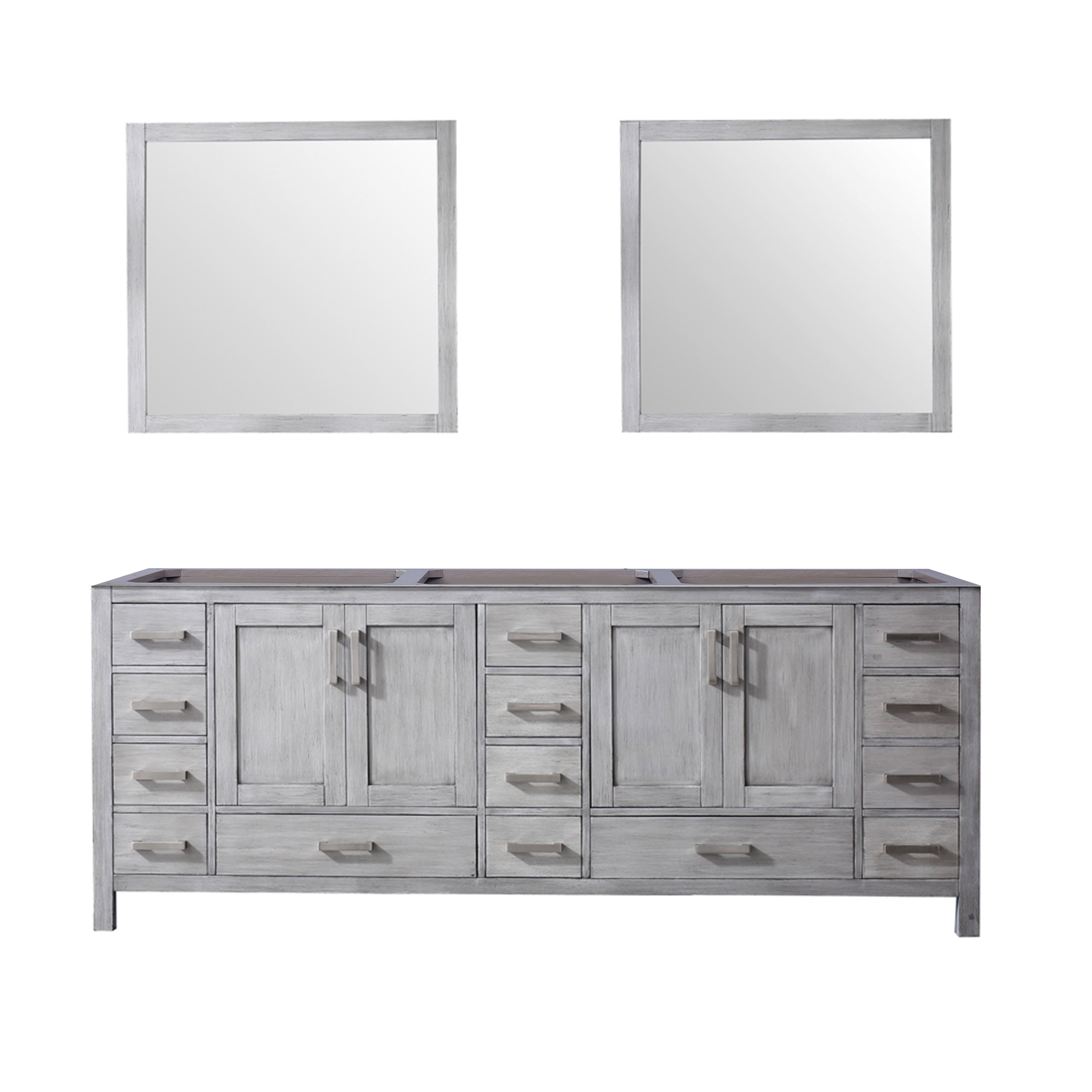 Lexora Jacques 84 in. W x 22 in. D Double Bath Vanity