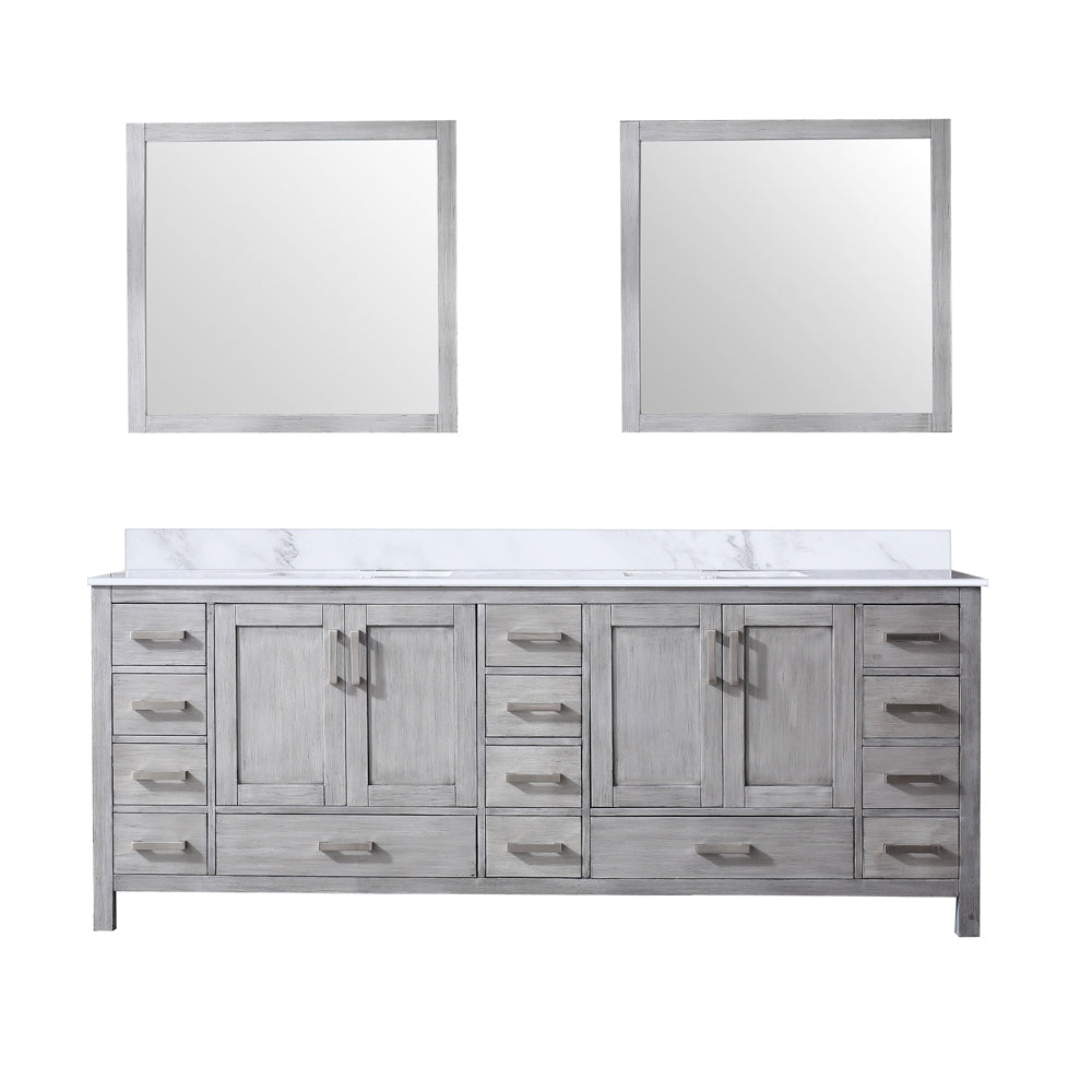 Lexora Jacques 84 in. W x 22 in. D Double Bath Vanity
