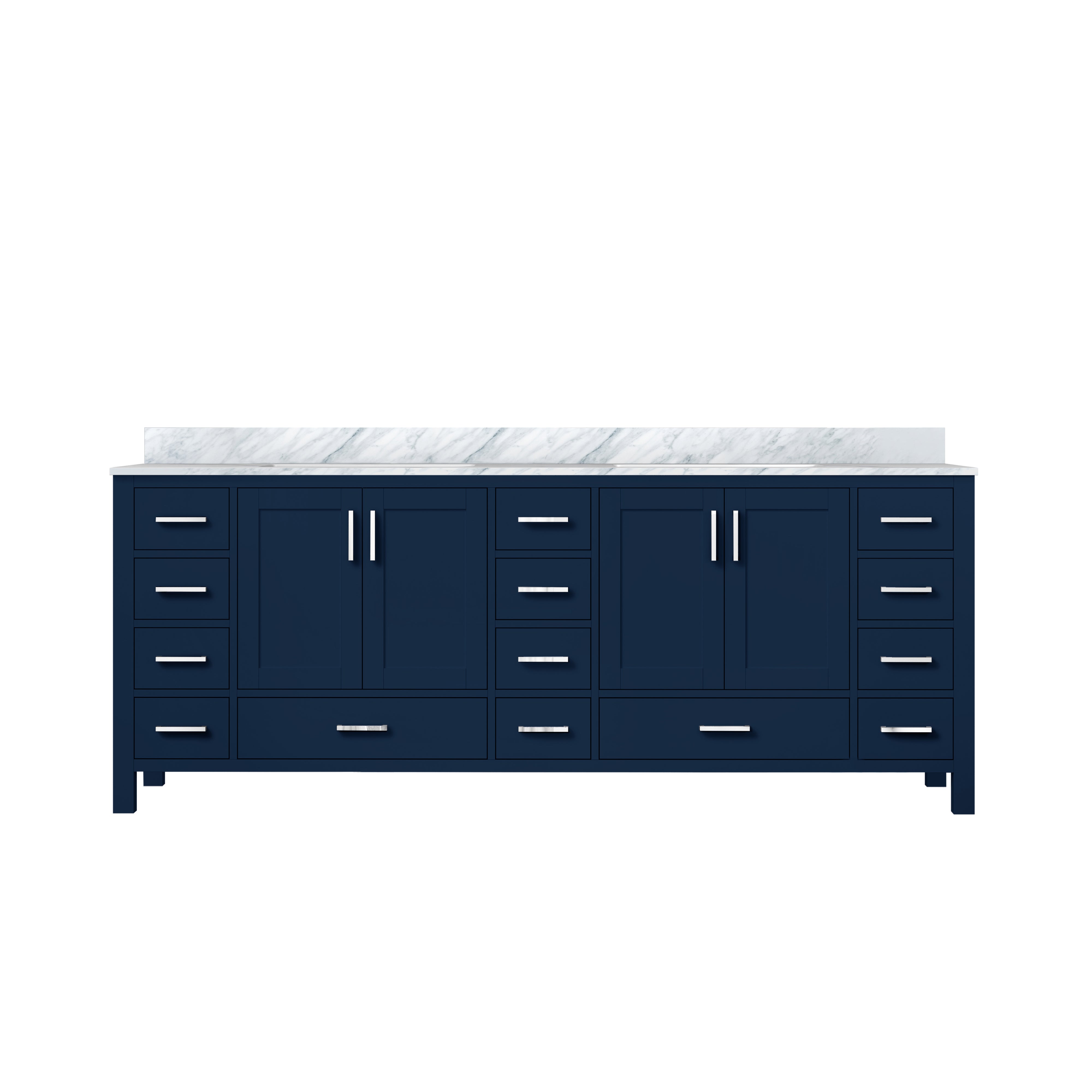 Lexora Jacques 84 in. W x 22 in. D Double Bath Vanity