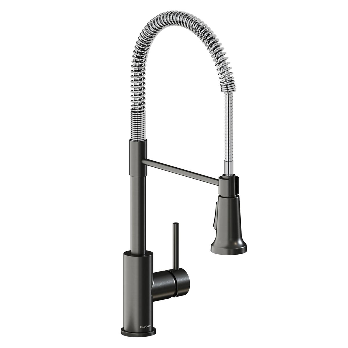 Elkay Avado Single Hole Kitchen Faucet with Semi-professional Spout and Lever Handle