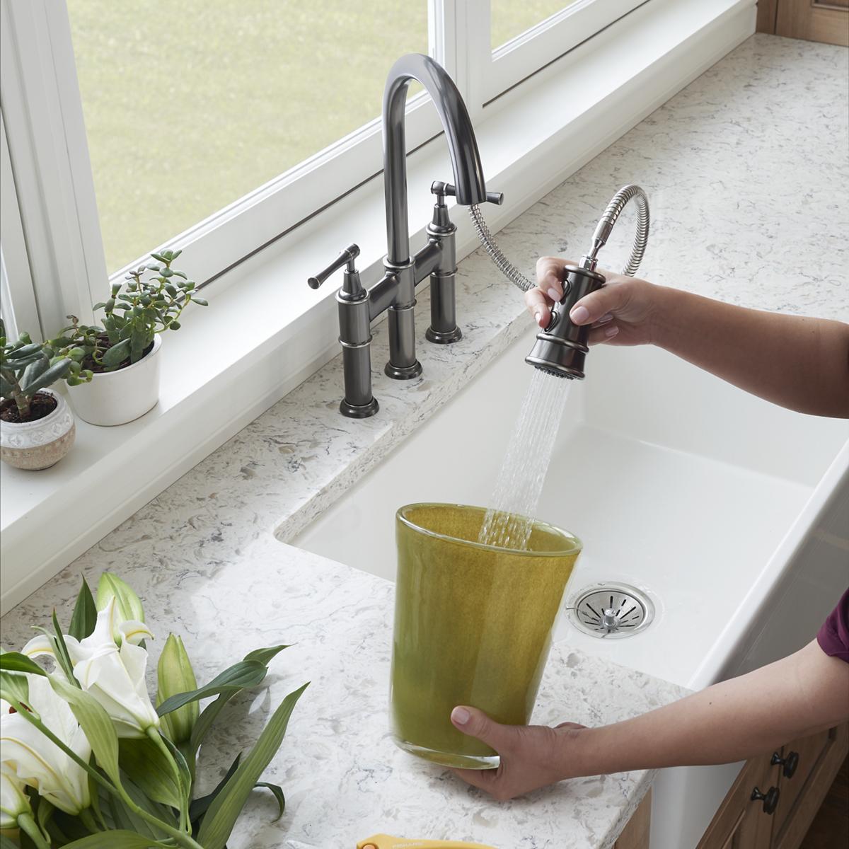 chrome bridge faucet