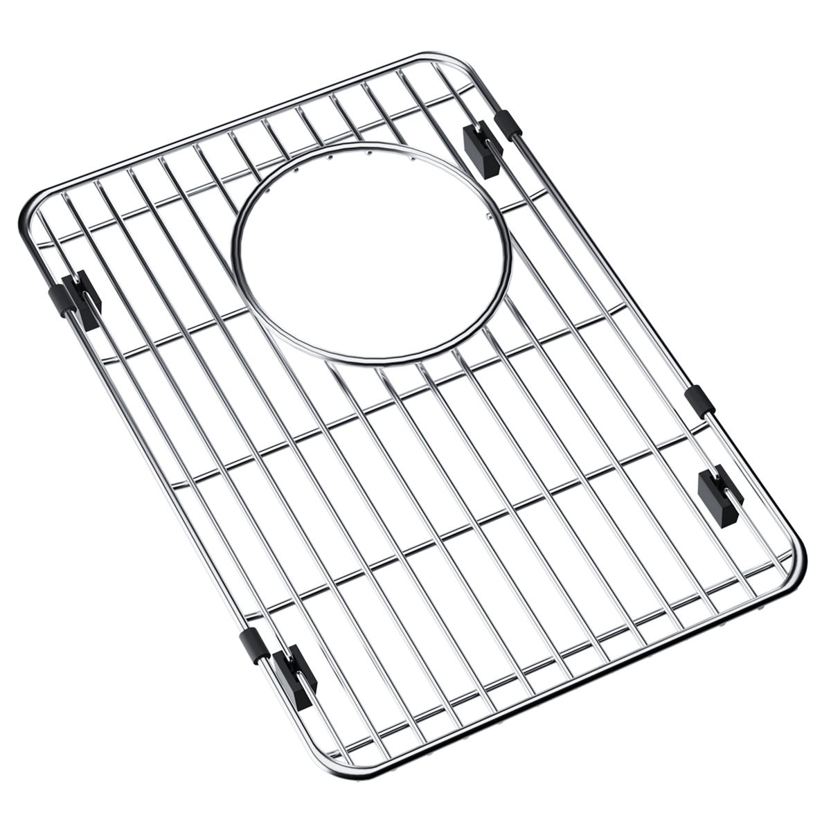 polished stainless steel bottom grid