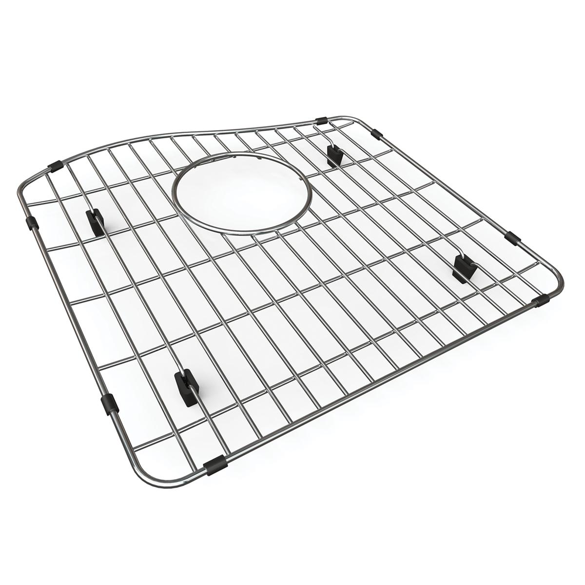 polished stainless steel bottom grid