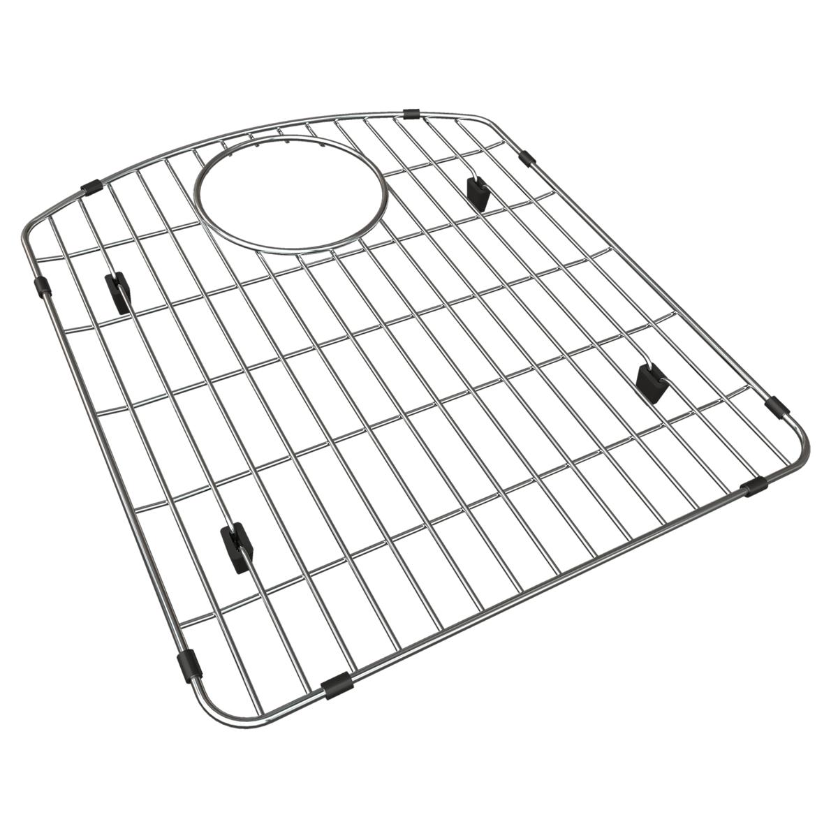 polished stainless steel bottom grid