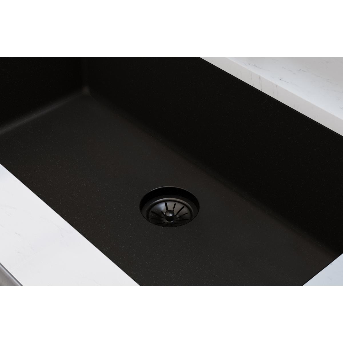 black polymer disposer flange