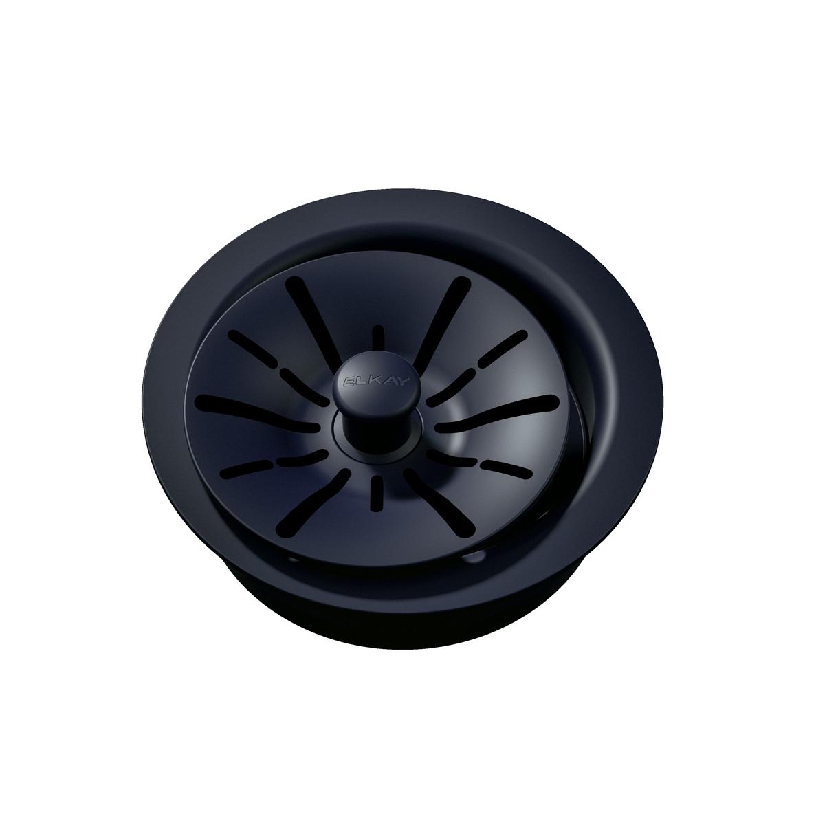 Elkay Quartz Perfect Drain 3-1/2" Polymer Disposer Flange with Removable Basket Strainer and Rubber Stopper