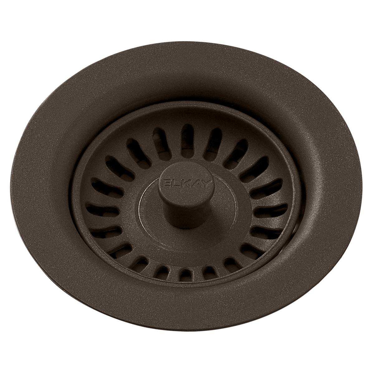 Elkay Polymer Drain Fitting with Removable Basket Strainer and Rubber Stopper