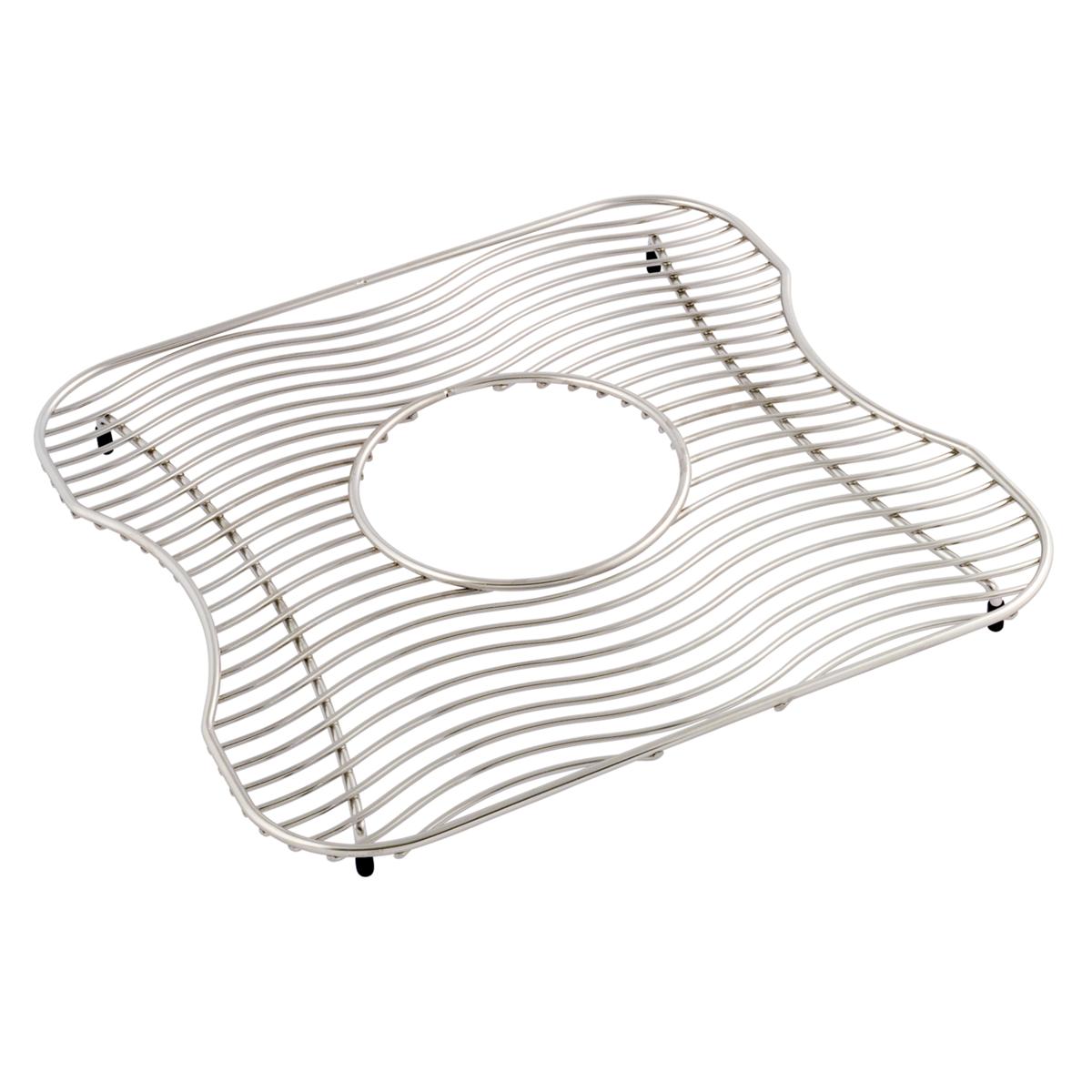 polished stainless steel bottom grid