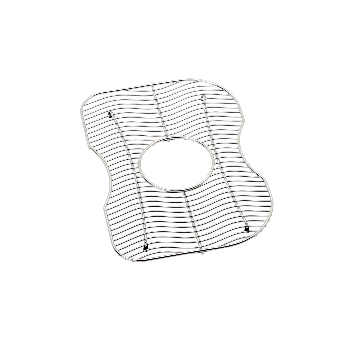 polished stainless steel bottom grid