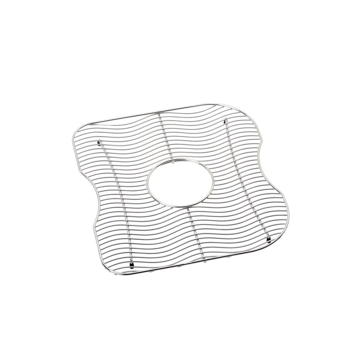 polished stainless steel bottom grid