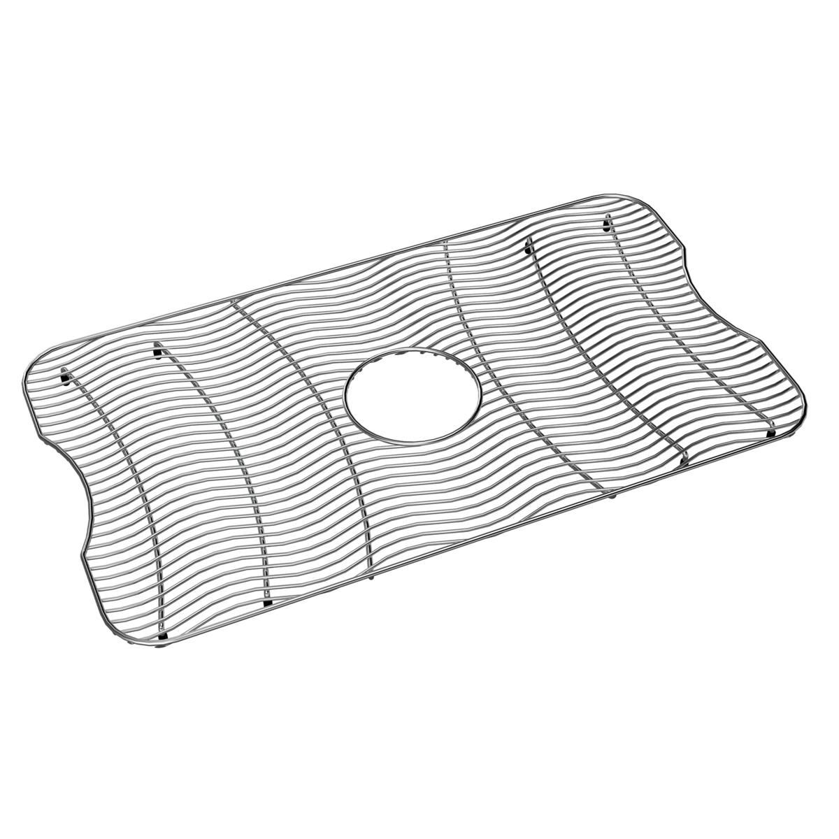 polished stainless steel bottom grid