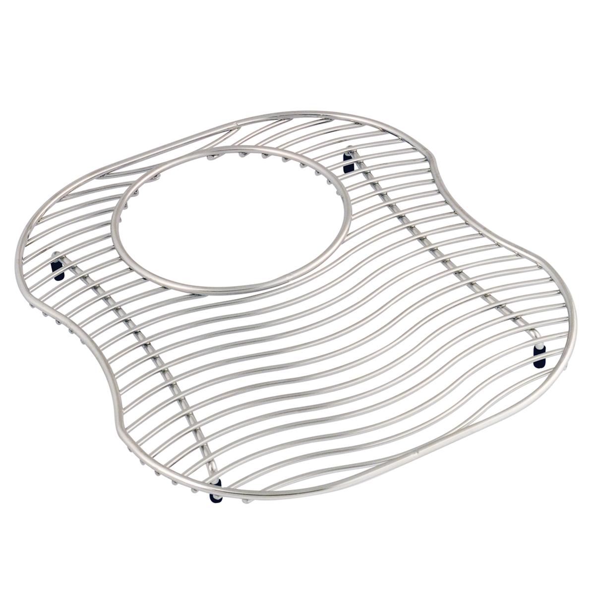 polished stainless steel bottom grid