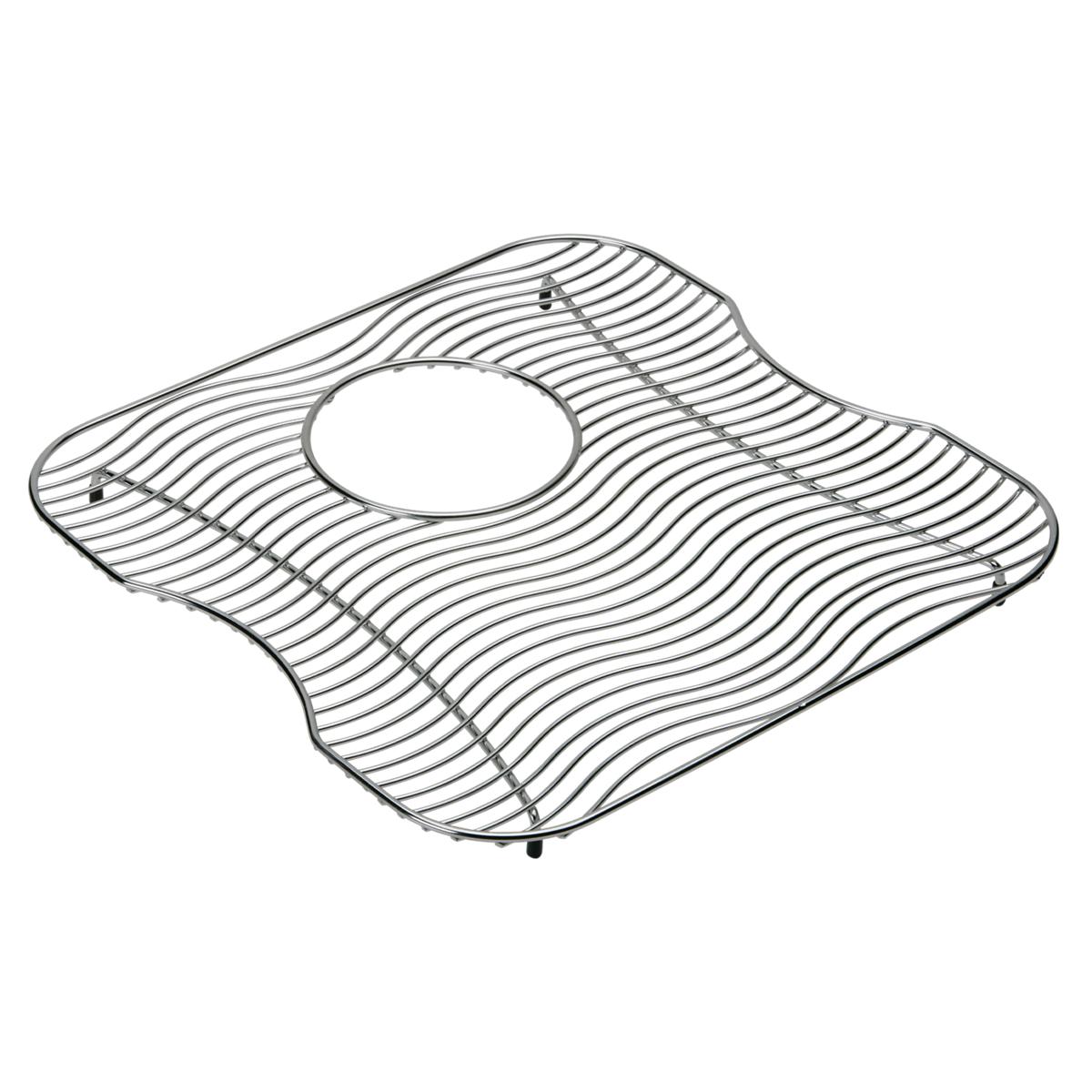 polished stainless steel bottom grid