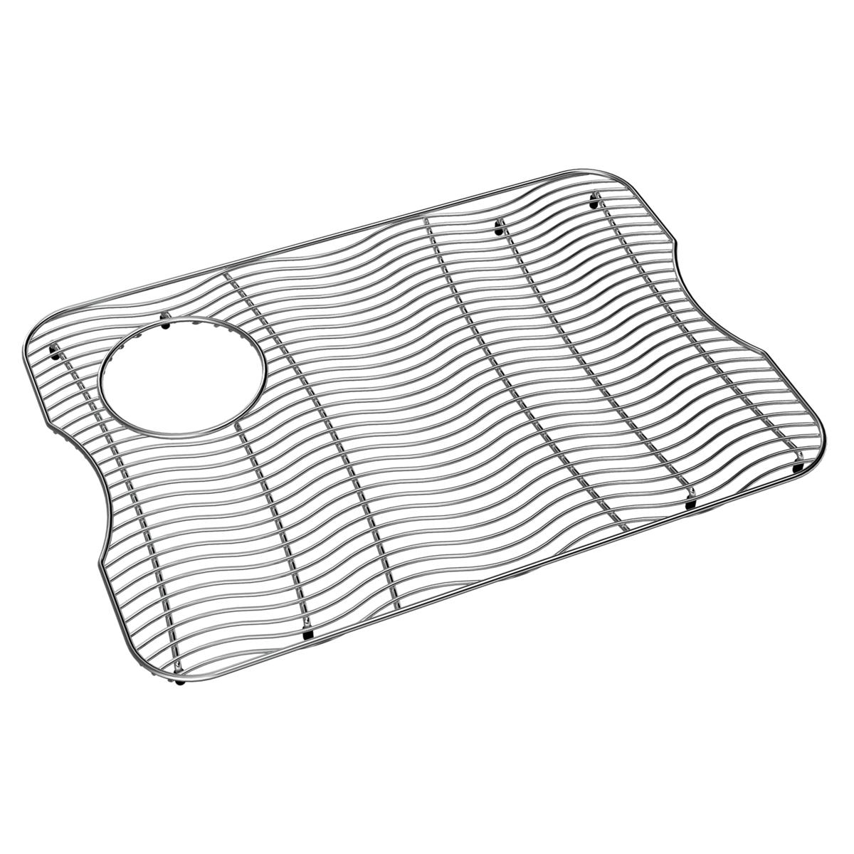 polished stainless steel bottom grid