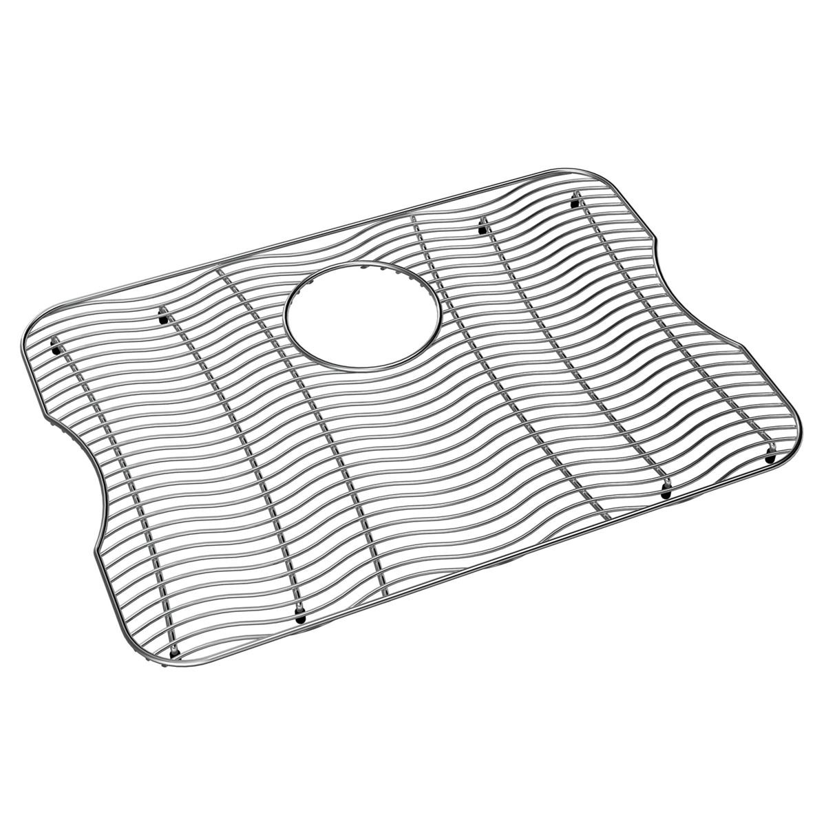 polished stainless steel bottom grid