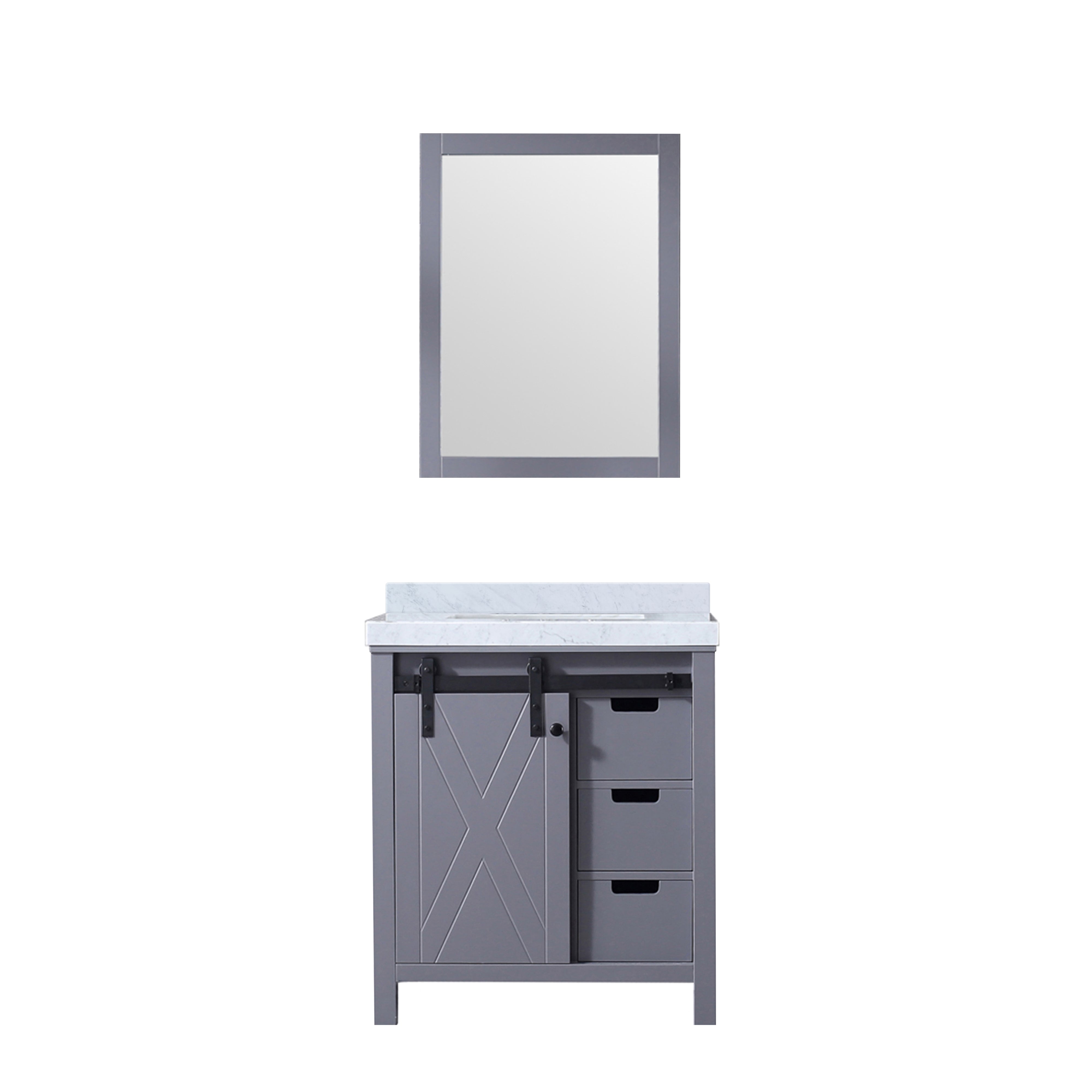 Lexora Marsyas 30 in W x 22 in D Vanity