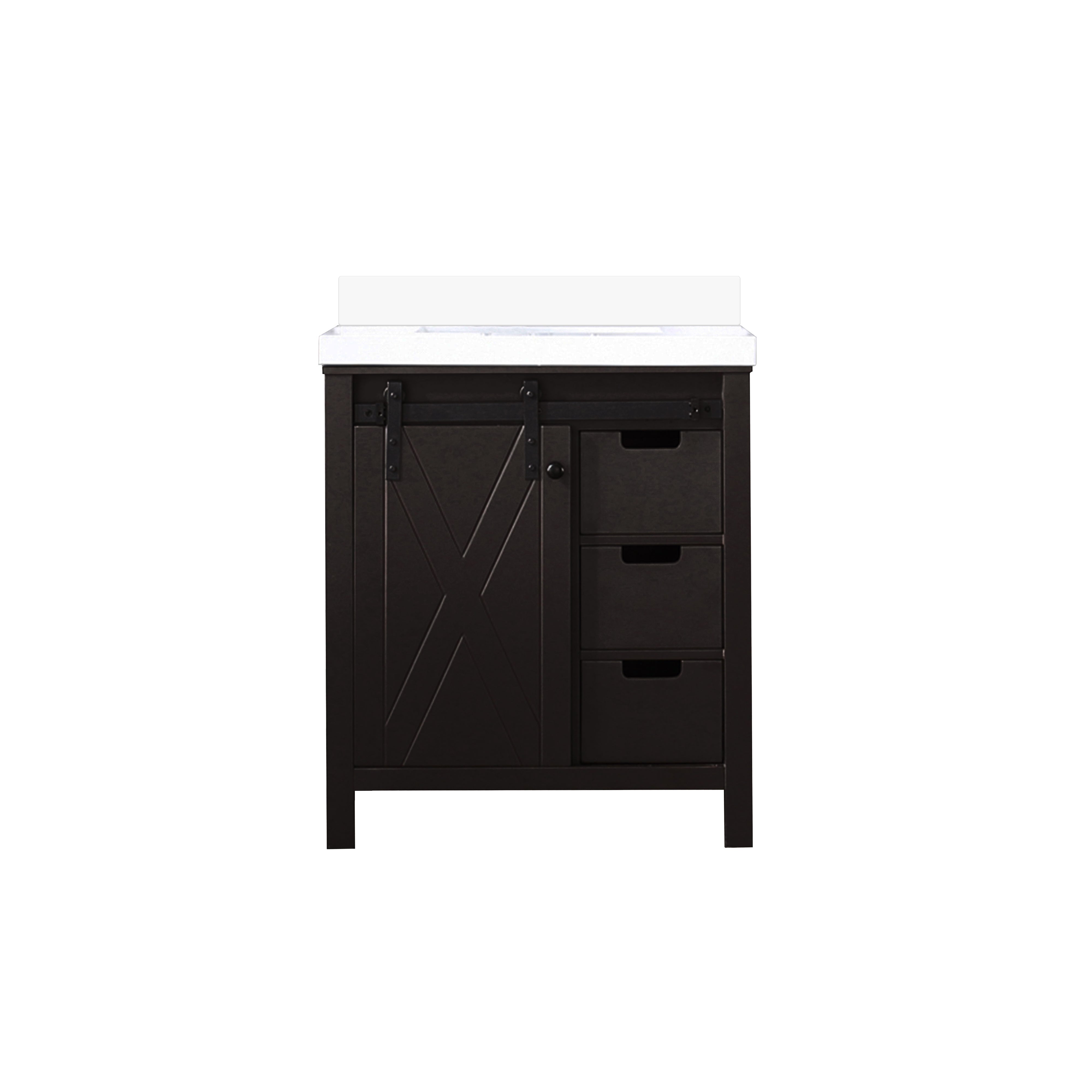 Lexora Marsyas 30 in W x 22 in D Vanity