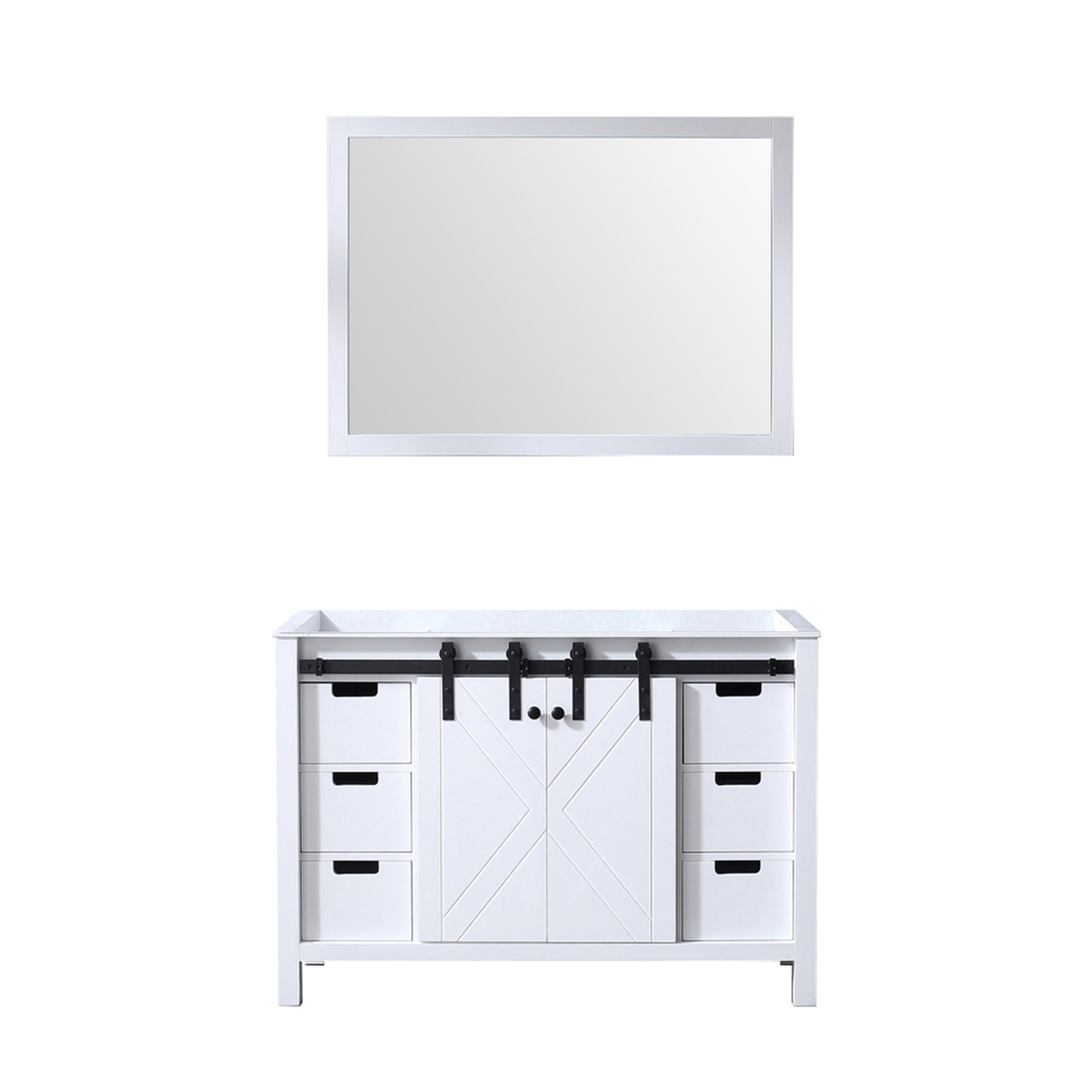 Lexora Marsyas 48 in W x 22 in D Bath Vanity