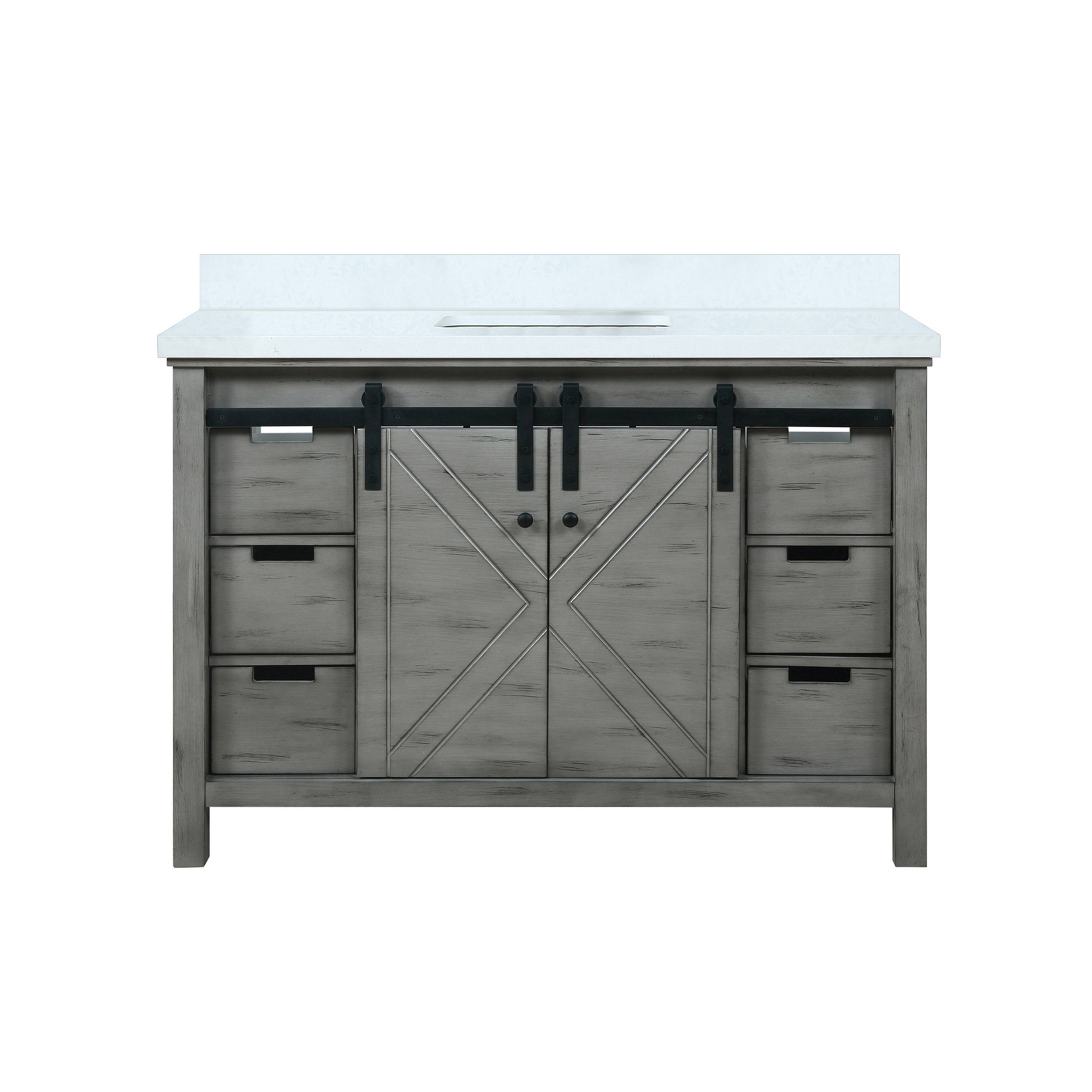 Lexora Marsyas 48 in W x 22 in D Bath Vanity