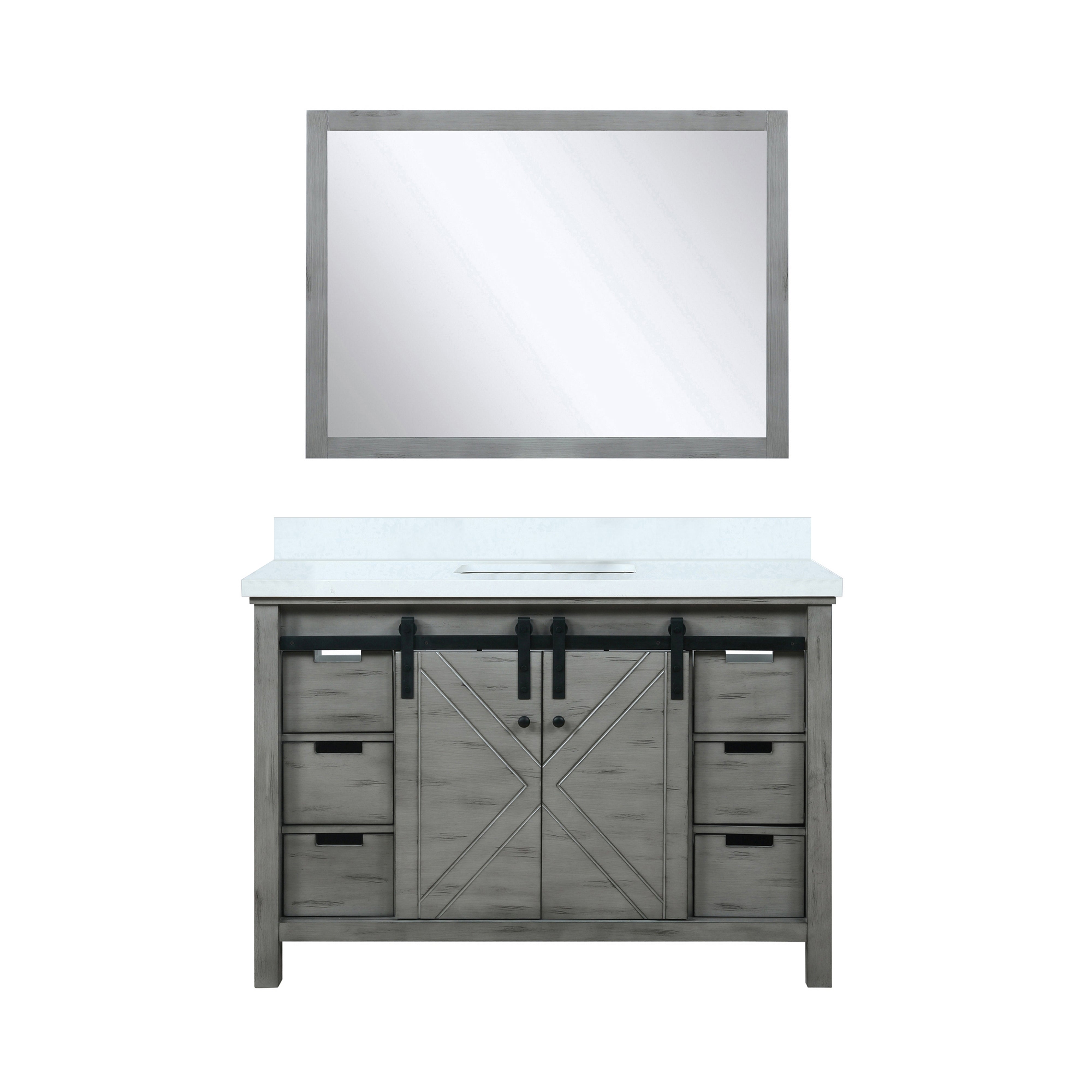 Lexora Marsyas 48 in W x 22 in D Bath Vanity