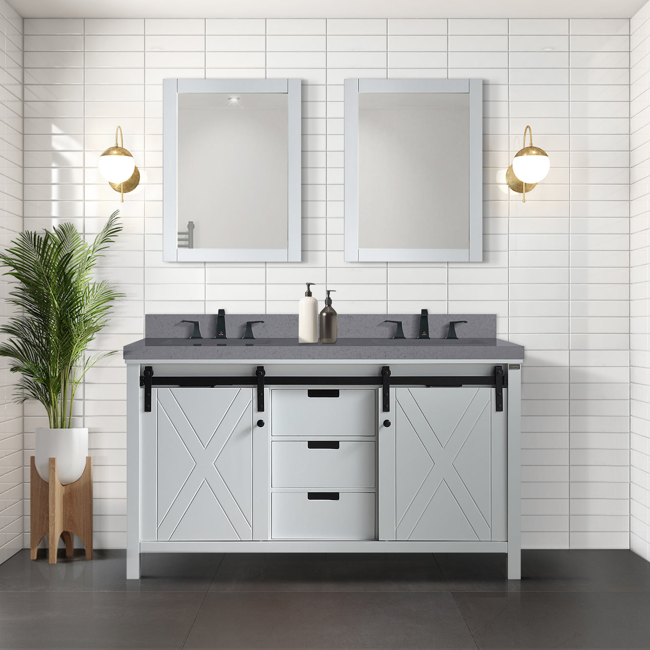 white vanity