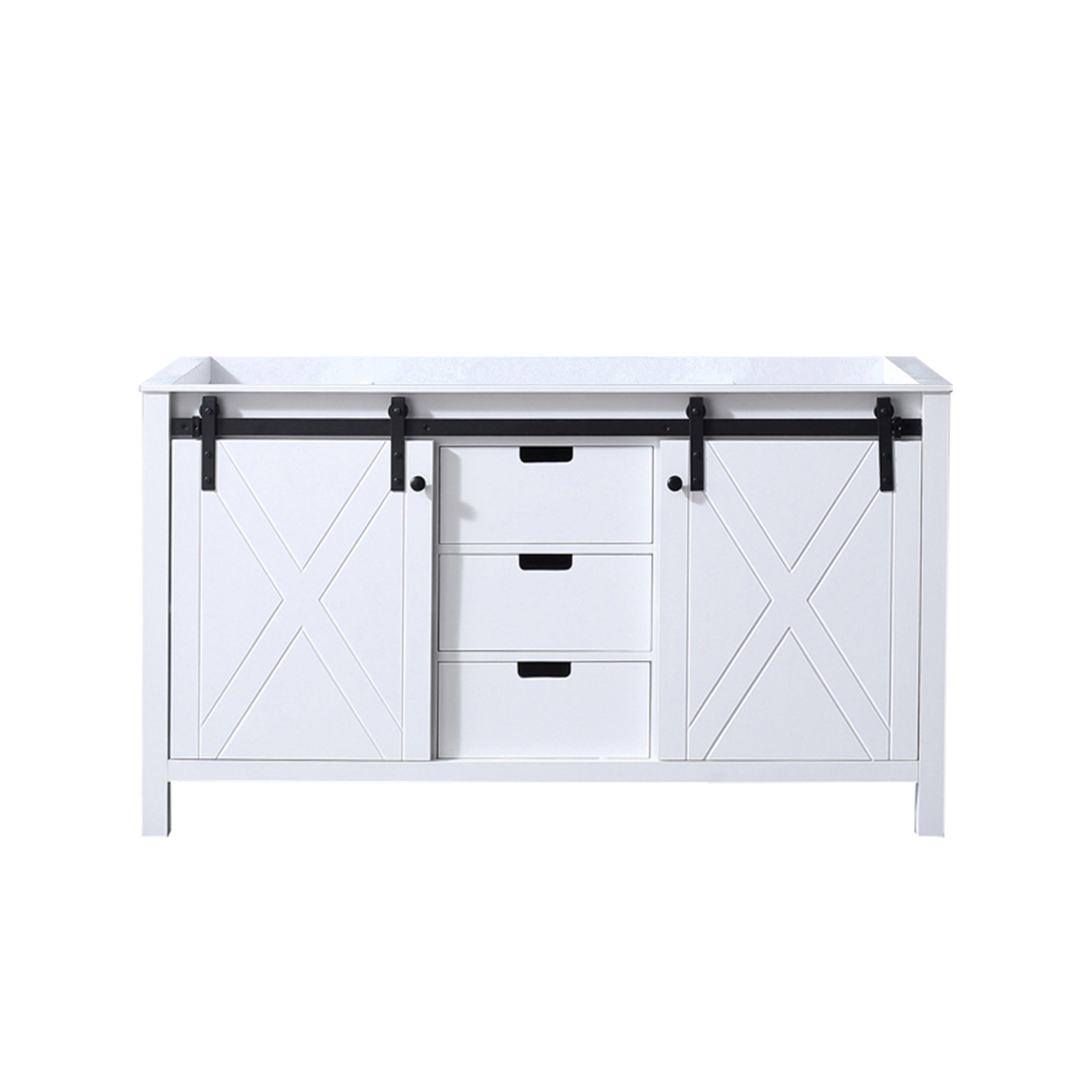 Lexora Marsyas 60 in W x 22 in D Double Bath Vanity