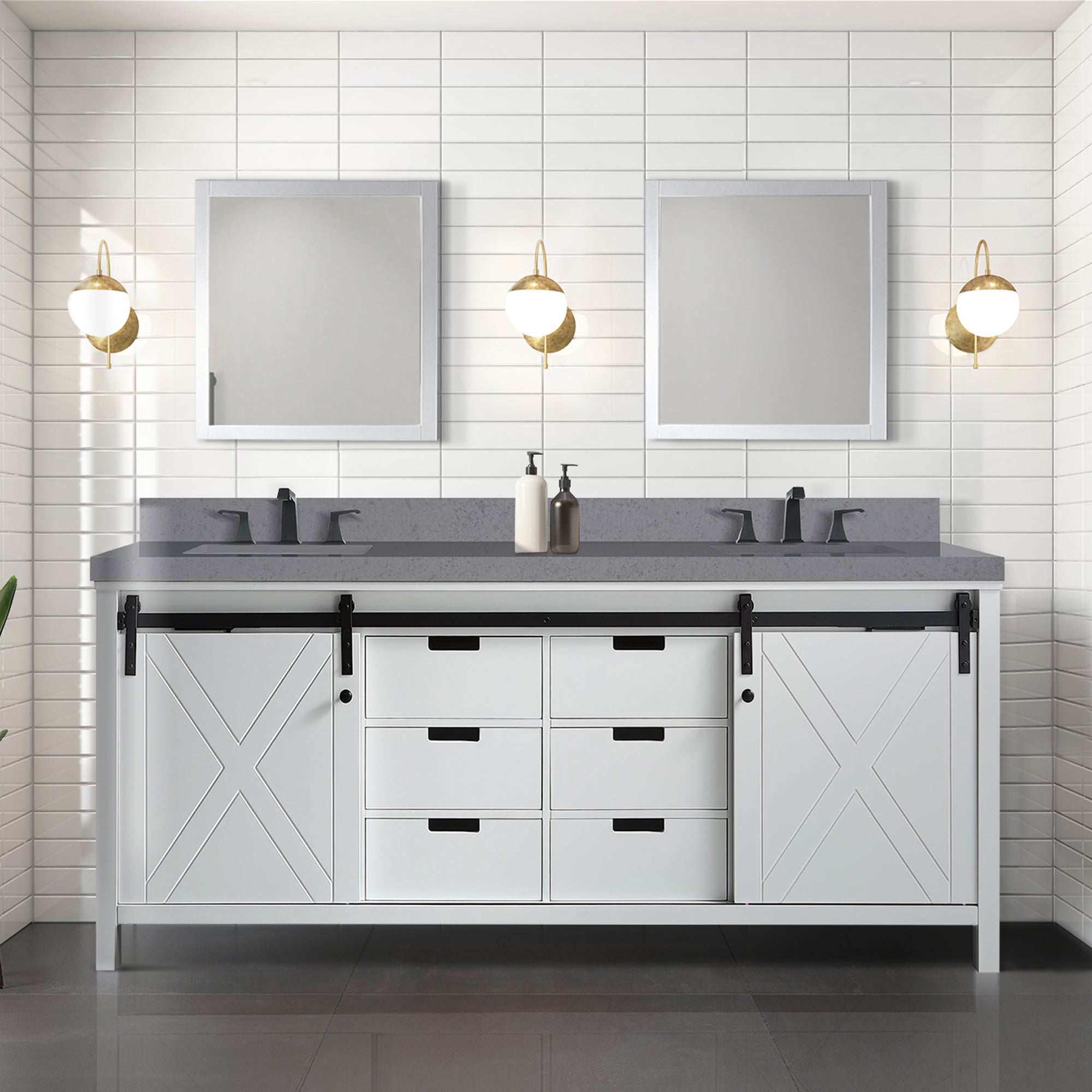 white vanity