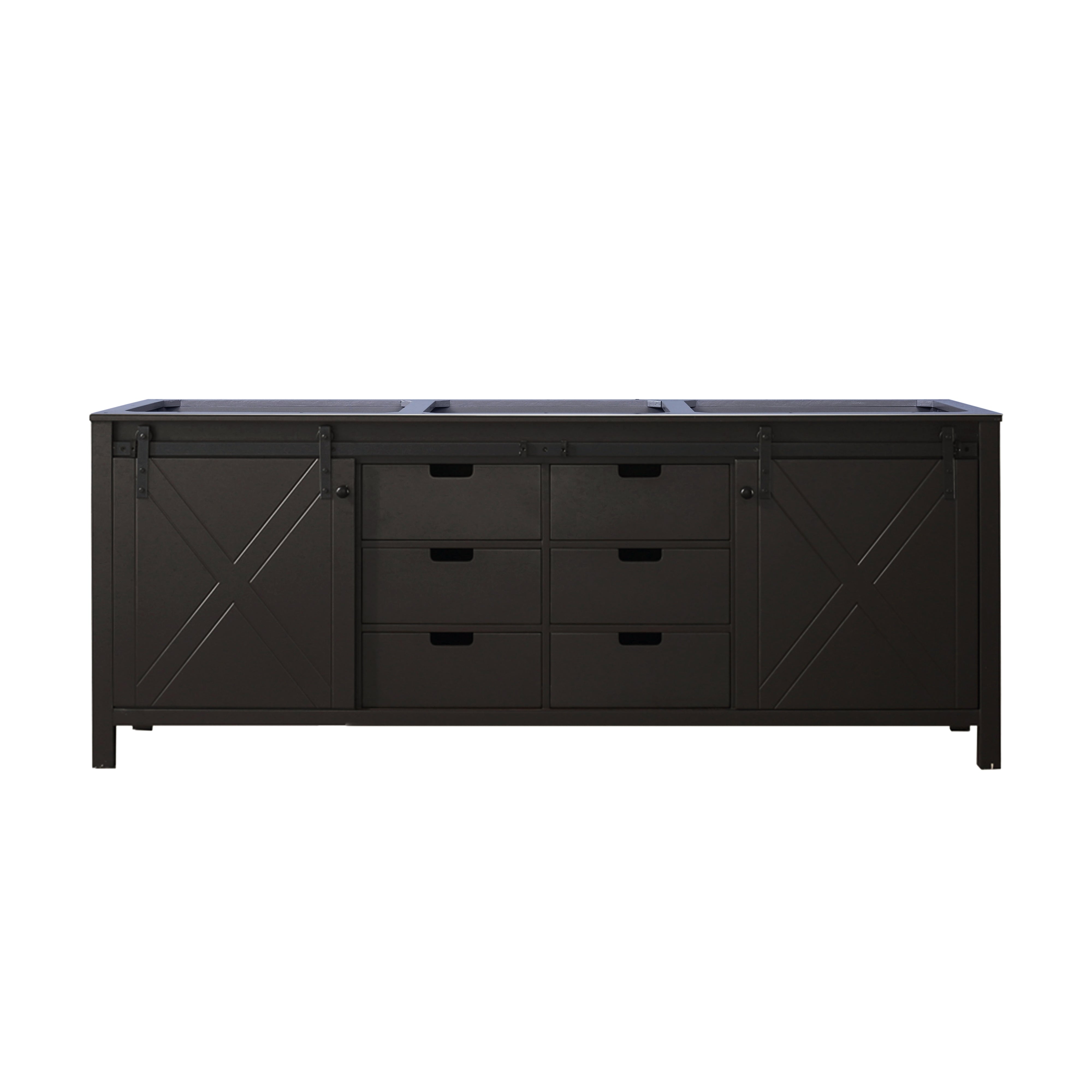 Lexora Marsyas 84 in W x 22 in D Double Bath Vanity