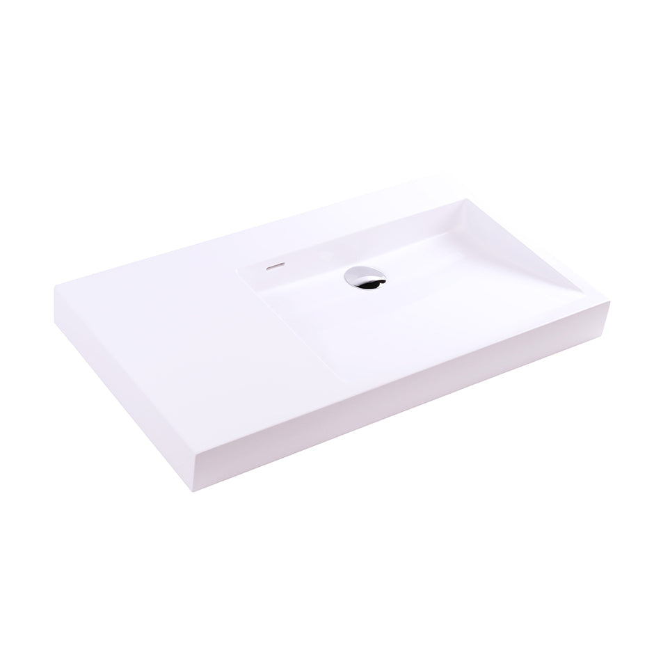 gloss white sink