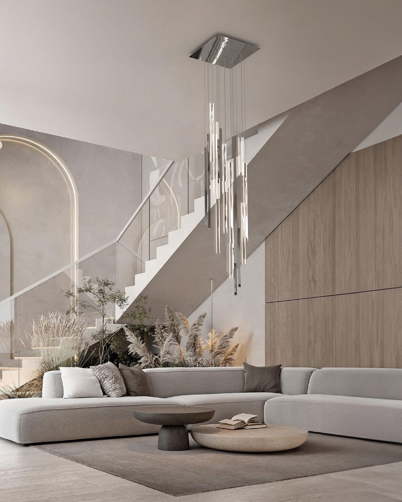 chrome chandelier