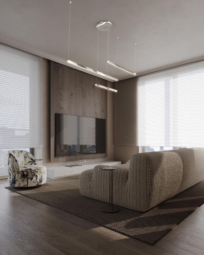 chrome chandelier