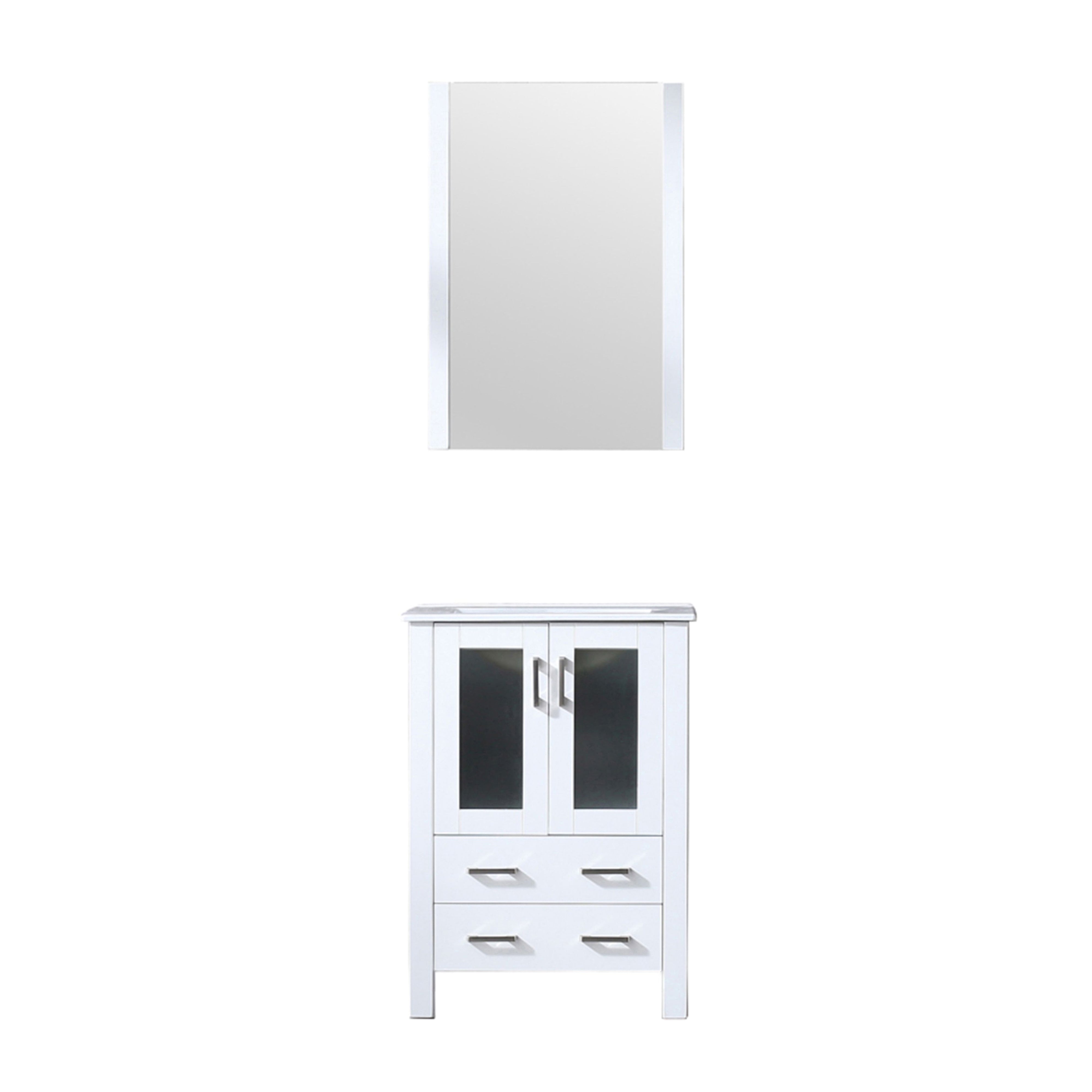Lexora Volez 24 in W x 18.25 in D Bath Vanity