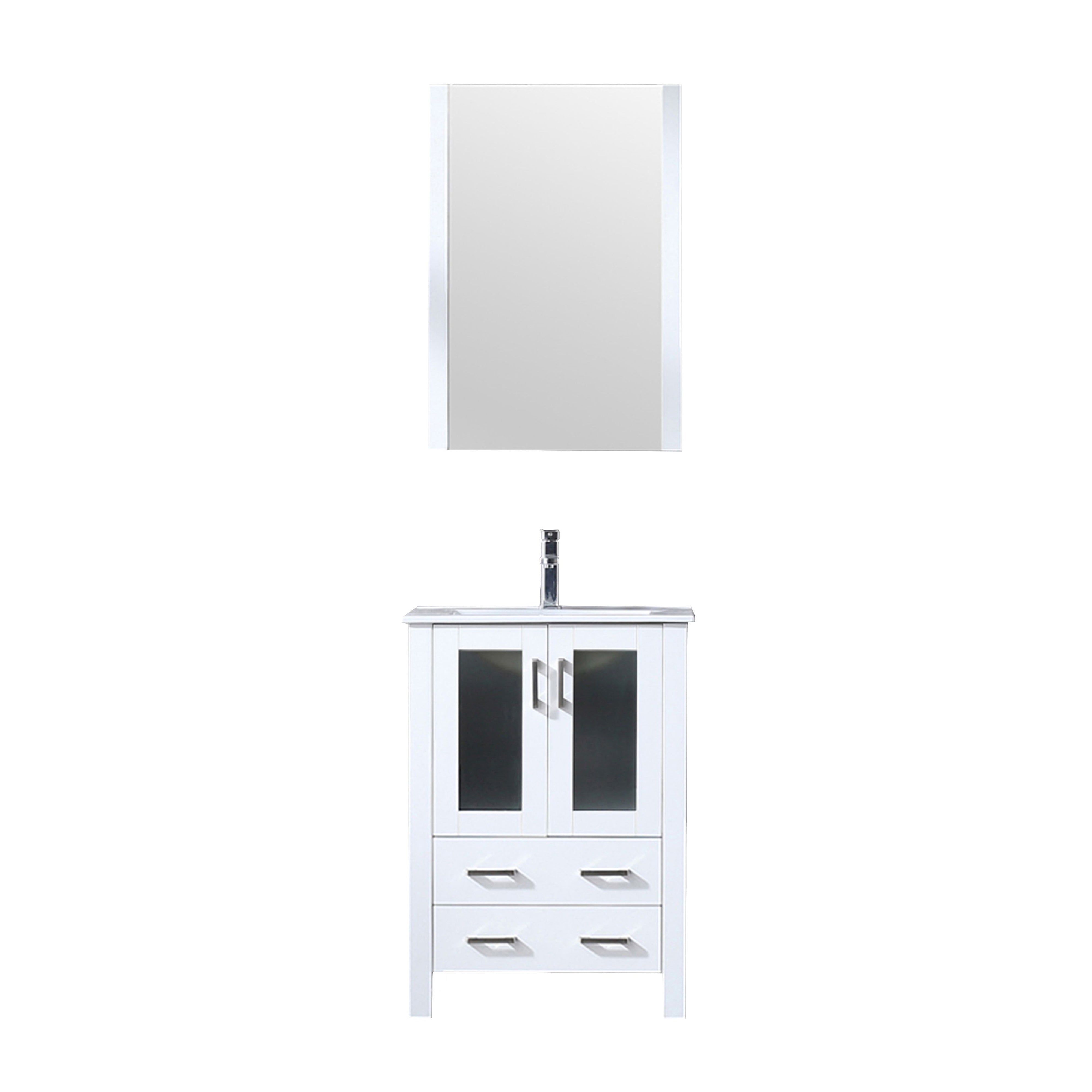 Lexora Volez 24 in W x 18.25 in D Bath Vanity