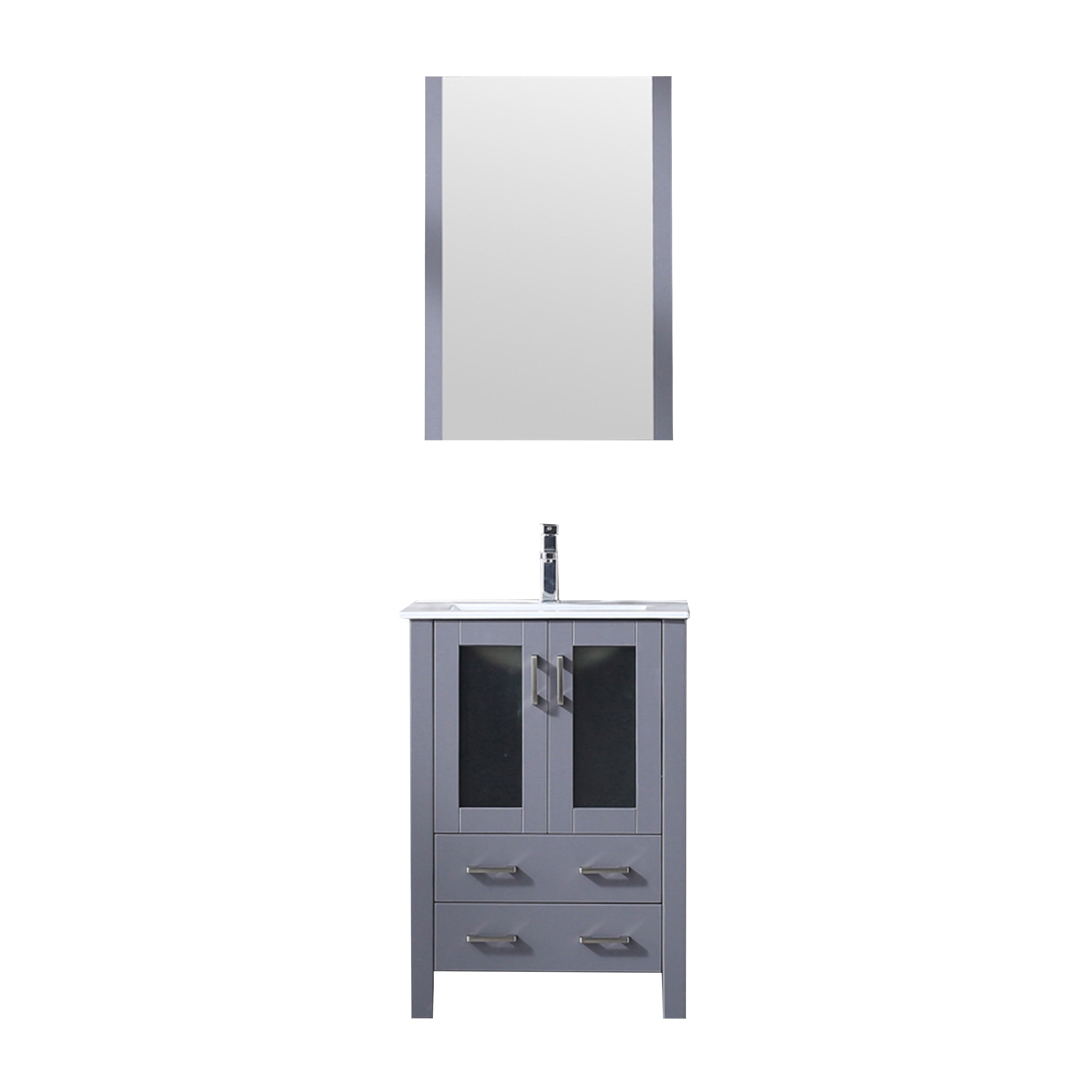 Lexora Volez 24 in W x 18.25 in D Bath Vanity