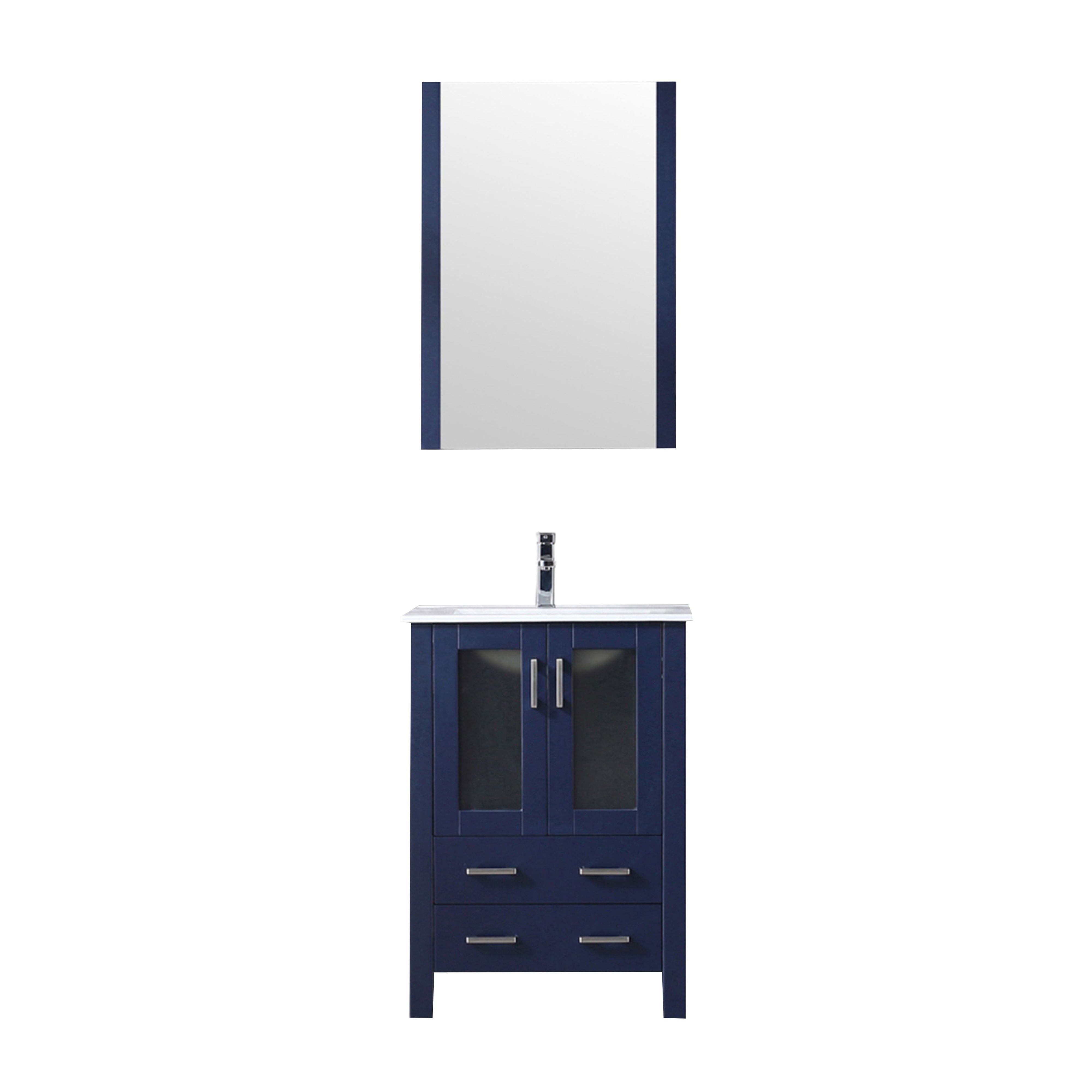 Lexora Volez 24 in W x 18.25 in D Bath Vanity