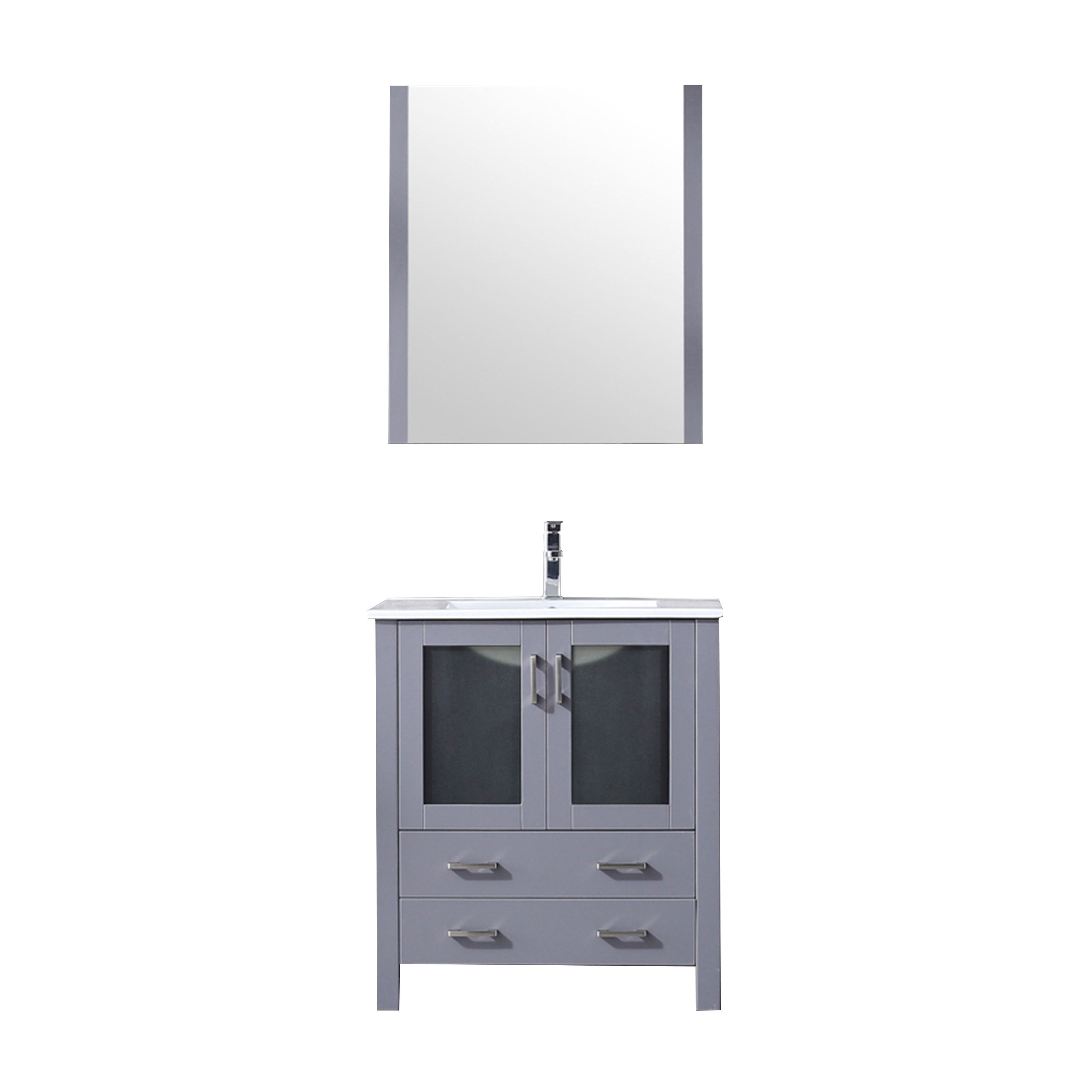 Lexora Volez 30 in W x 18.25 in D Bath Vanity