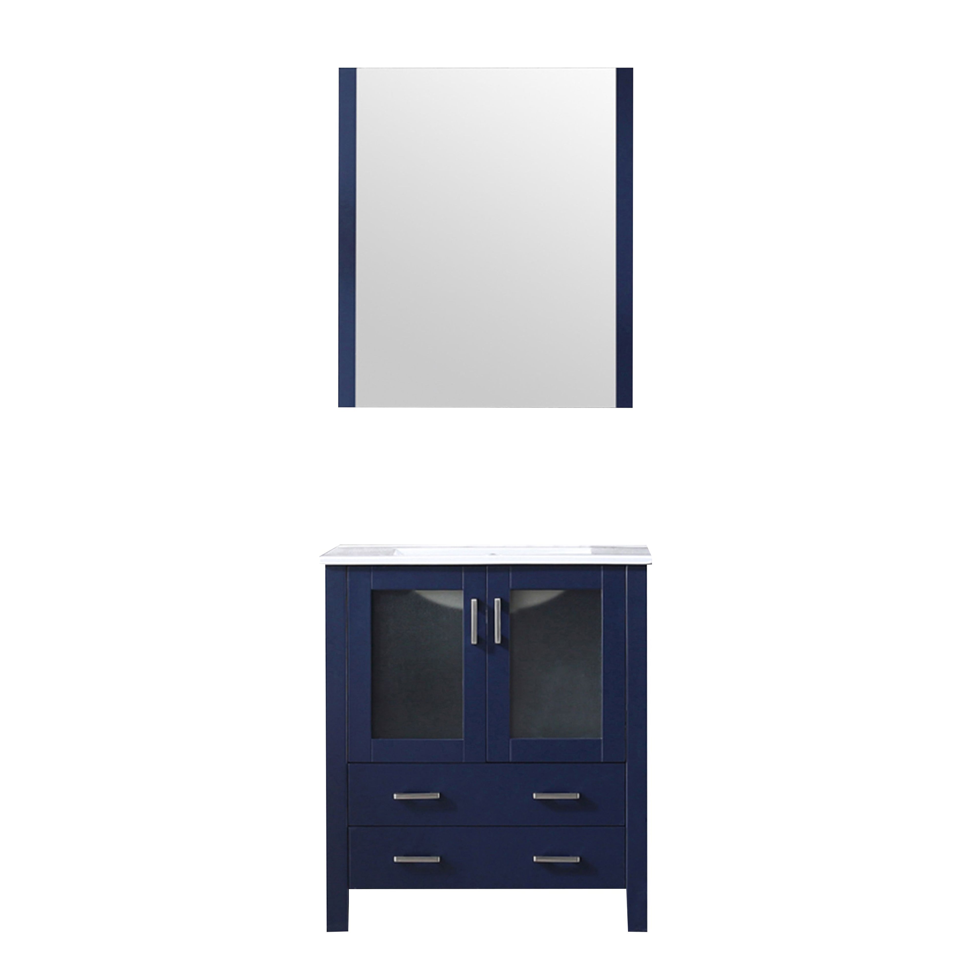 Lexora Volez 30 in W x 18.25 in D Bath Vanity
