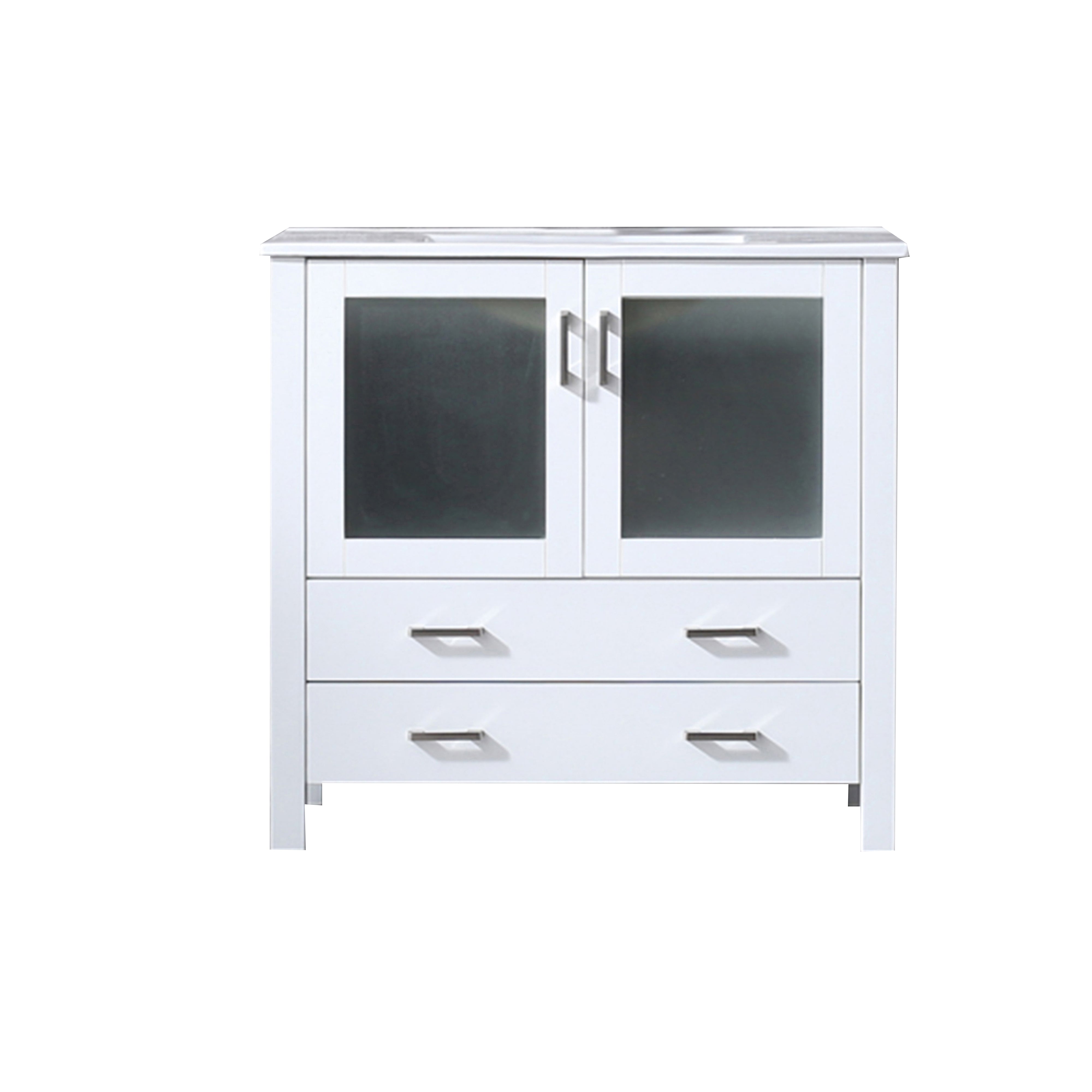 Lexora Volez 36 in W x 18.25 in D Bath Vanity
