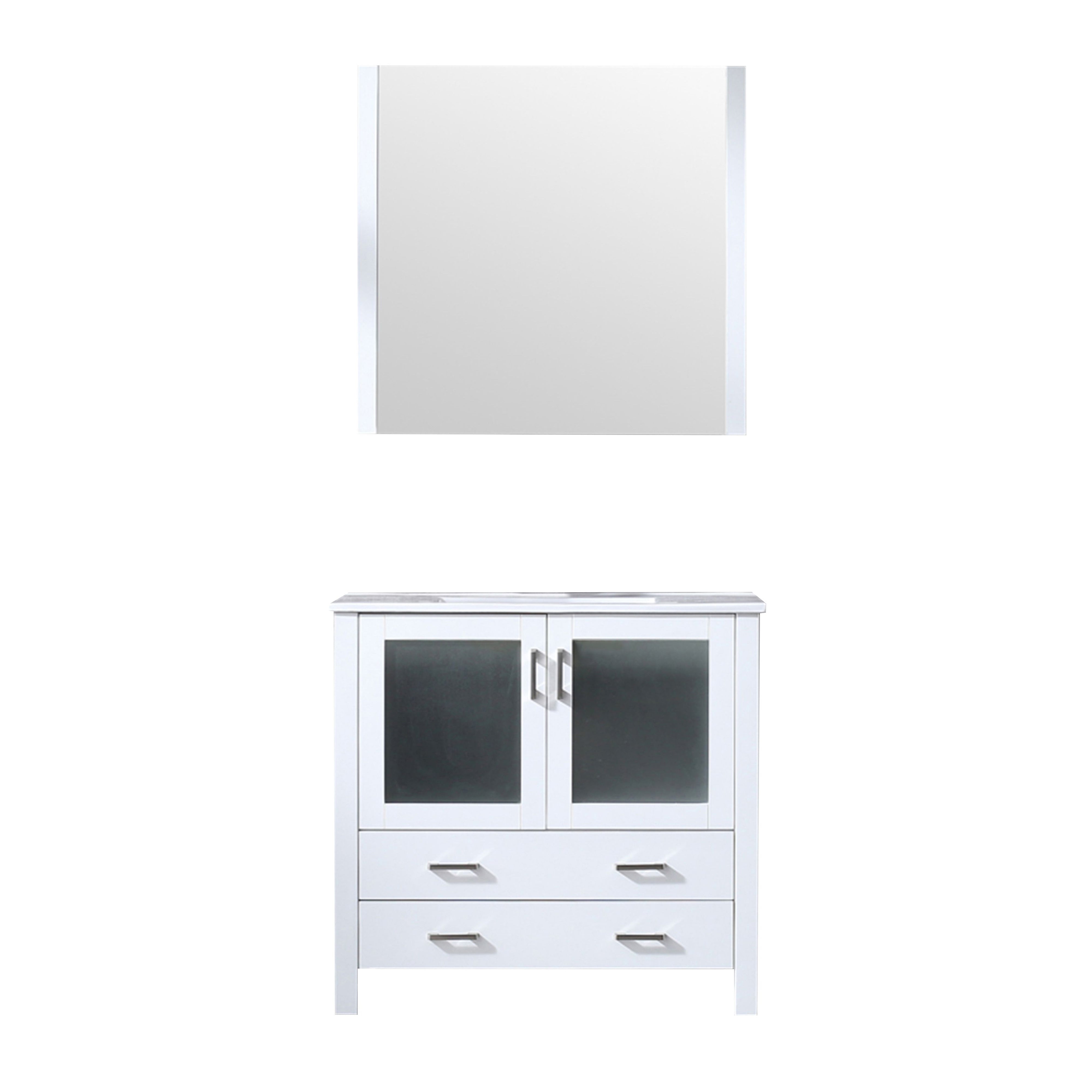 Lexora Volez 36 in W x 18.25 in D Bath Vanity