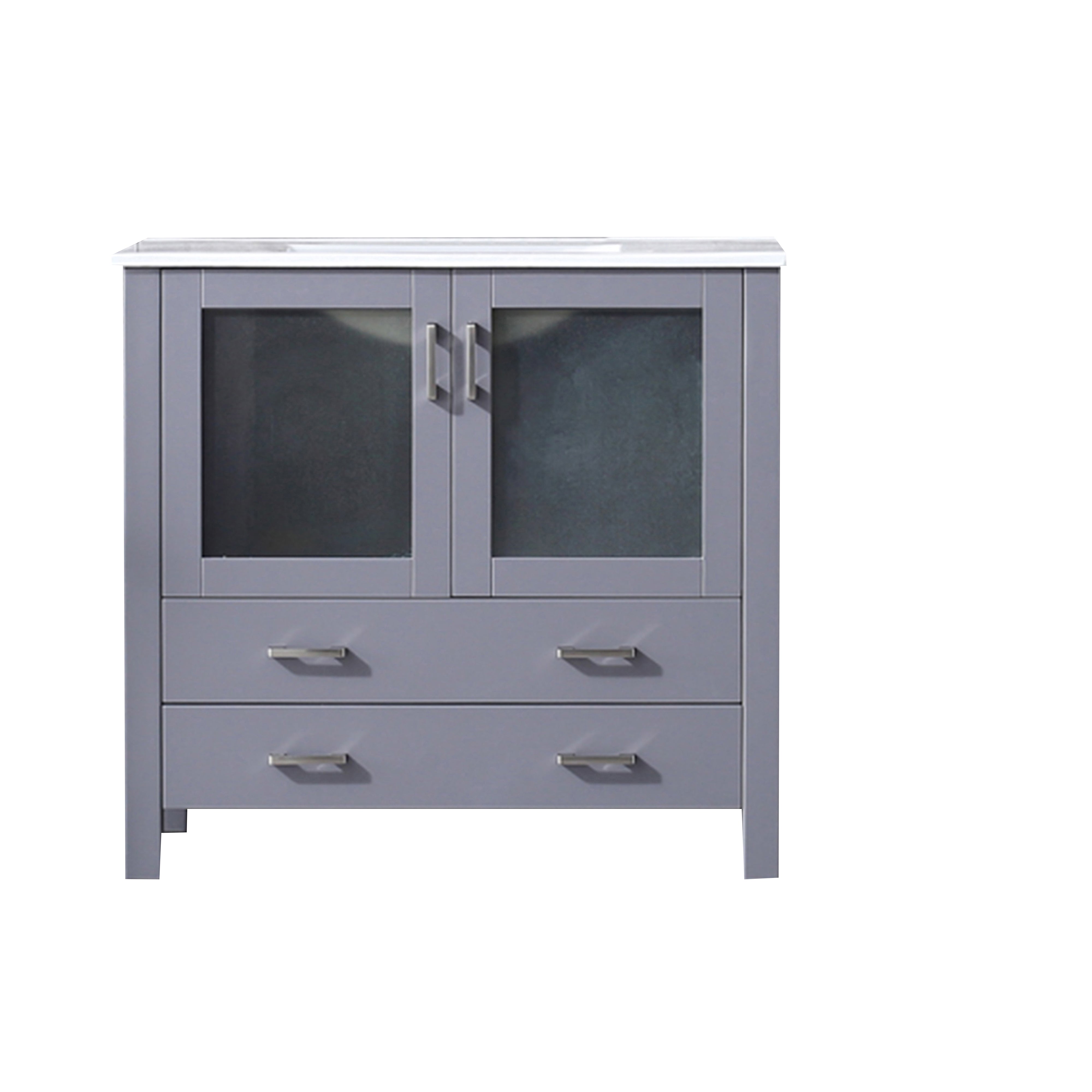 Lexora Volez 36 in W x 18.25 in D Bath Vanity
