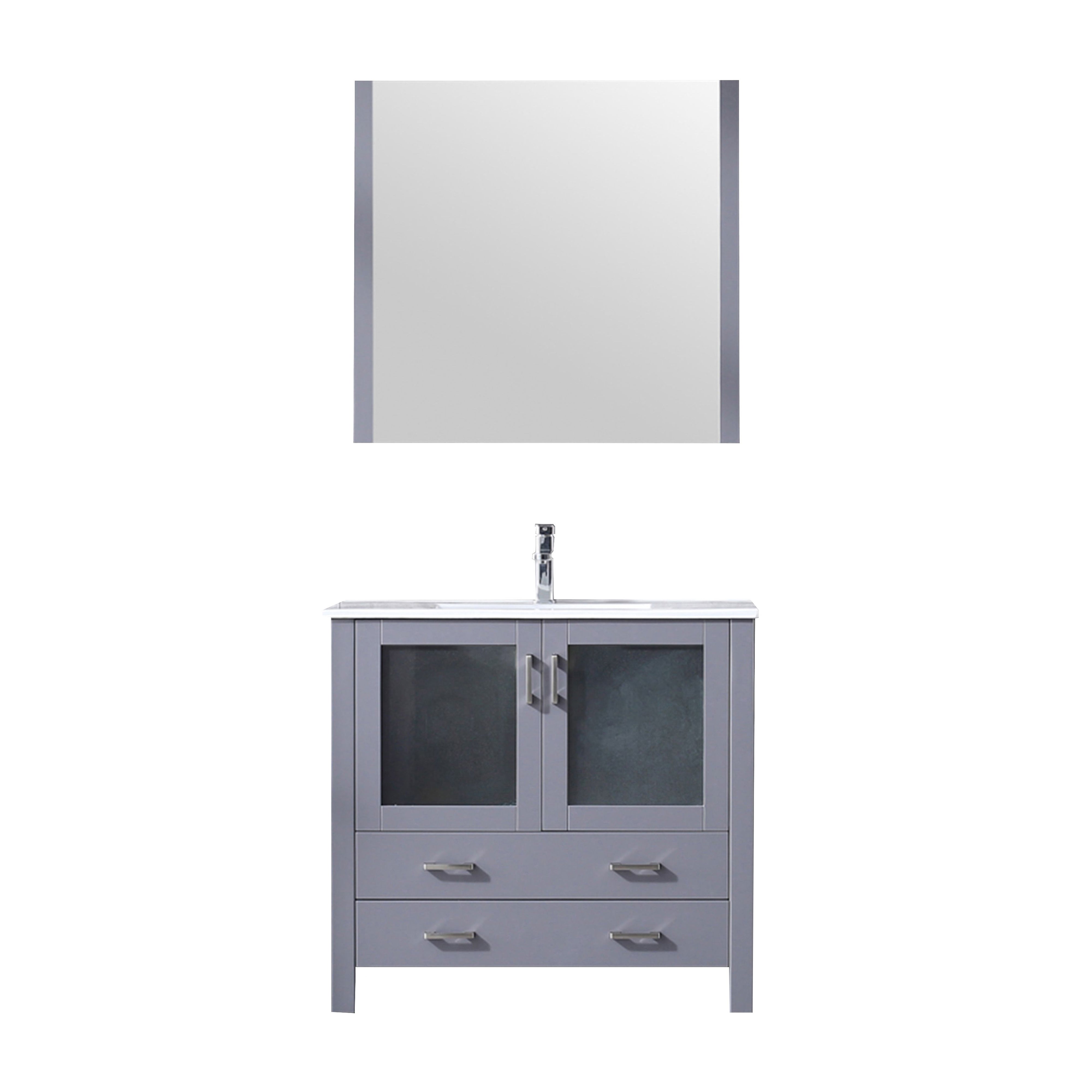 Lexora Volez 36 in W x 18.25 in D Bath Vanity