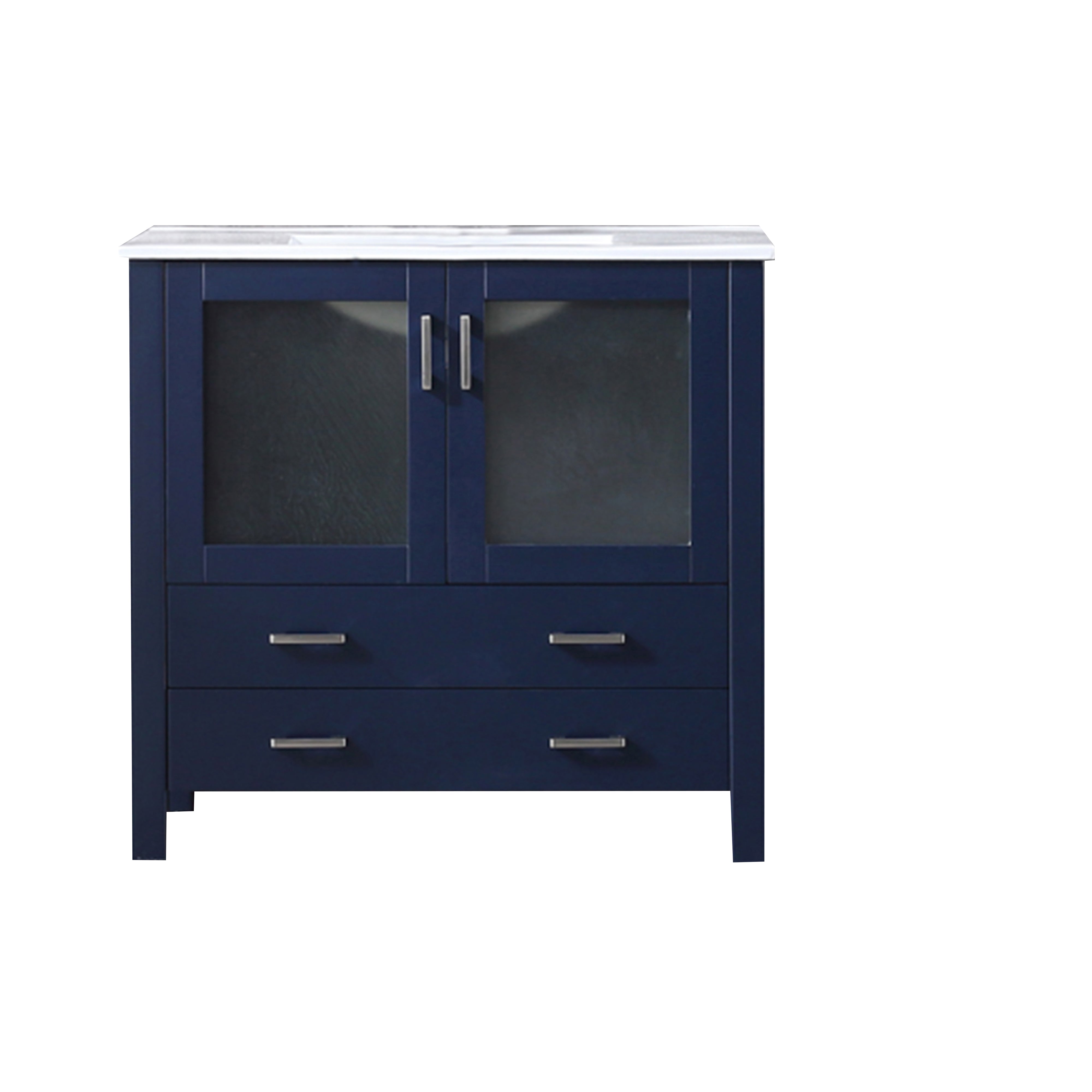 Lexora Volez 36 in W x 18.25 in D Bath Vanity