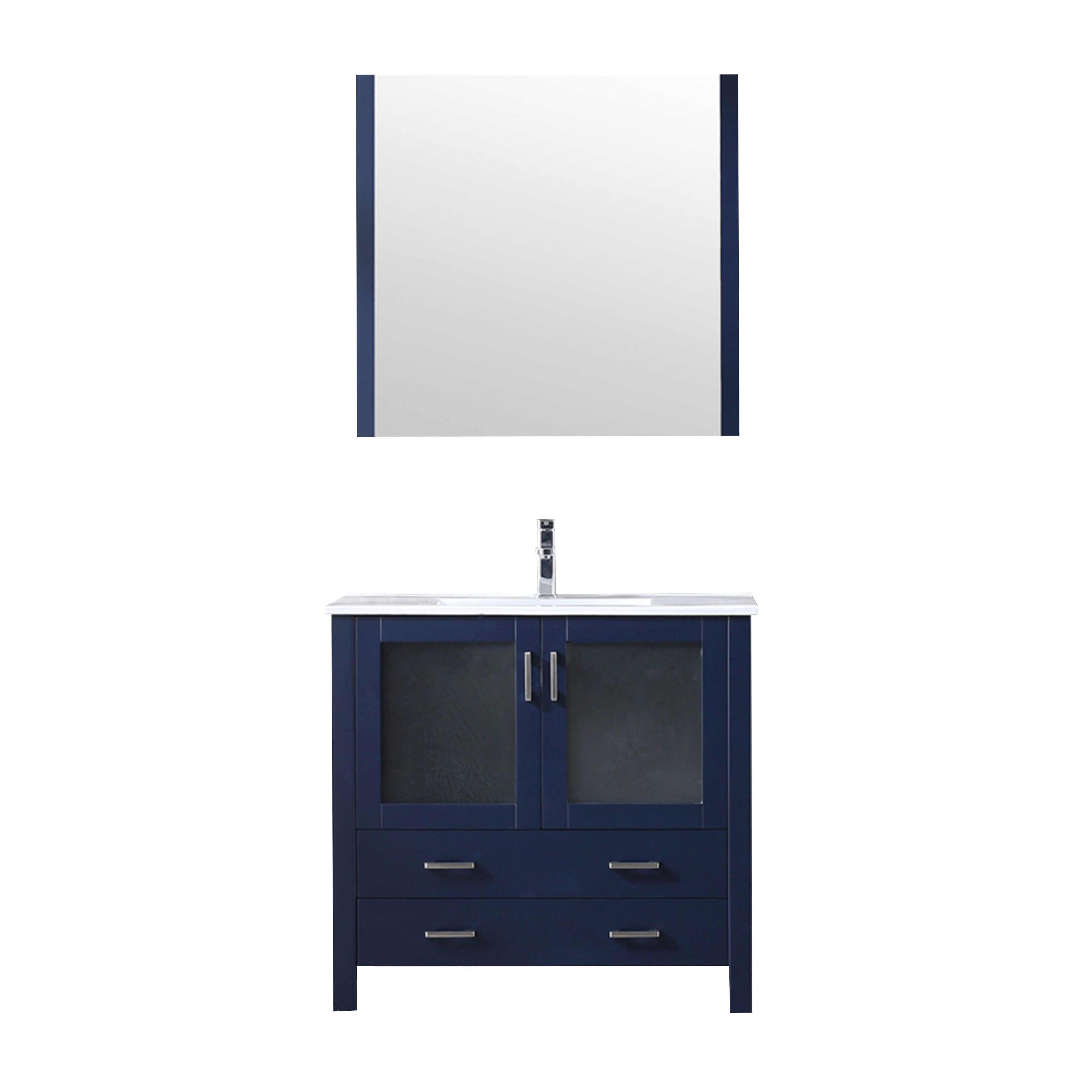 Lexora Volez 36 in W x 18.25 in D Bath Vanity