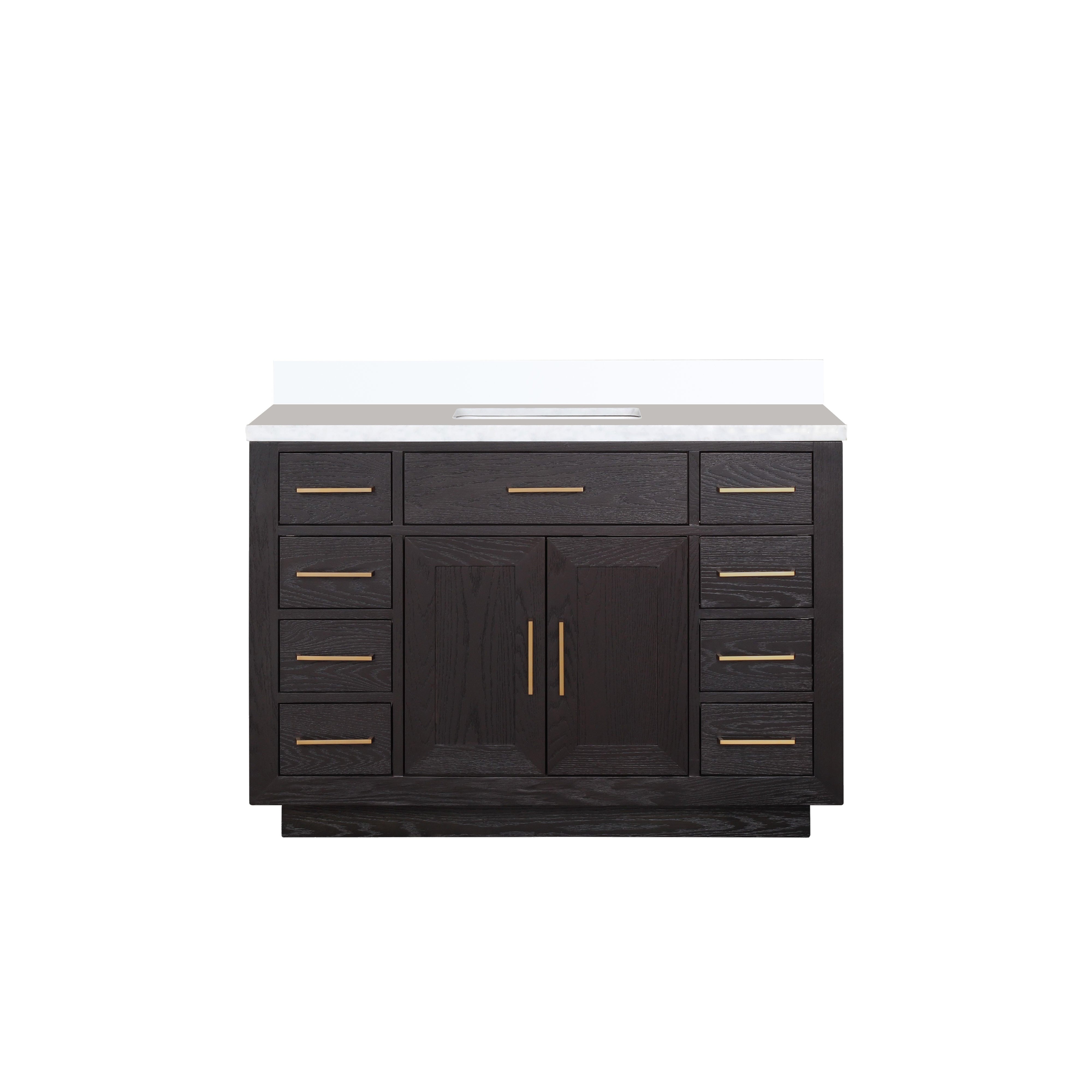 Lexora Abbey 48 in W x 22 in D Single Bath Vanity