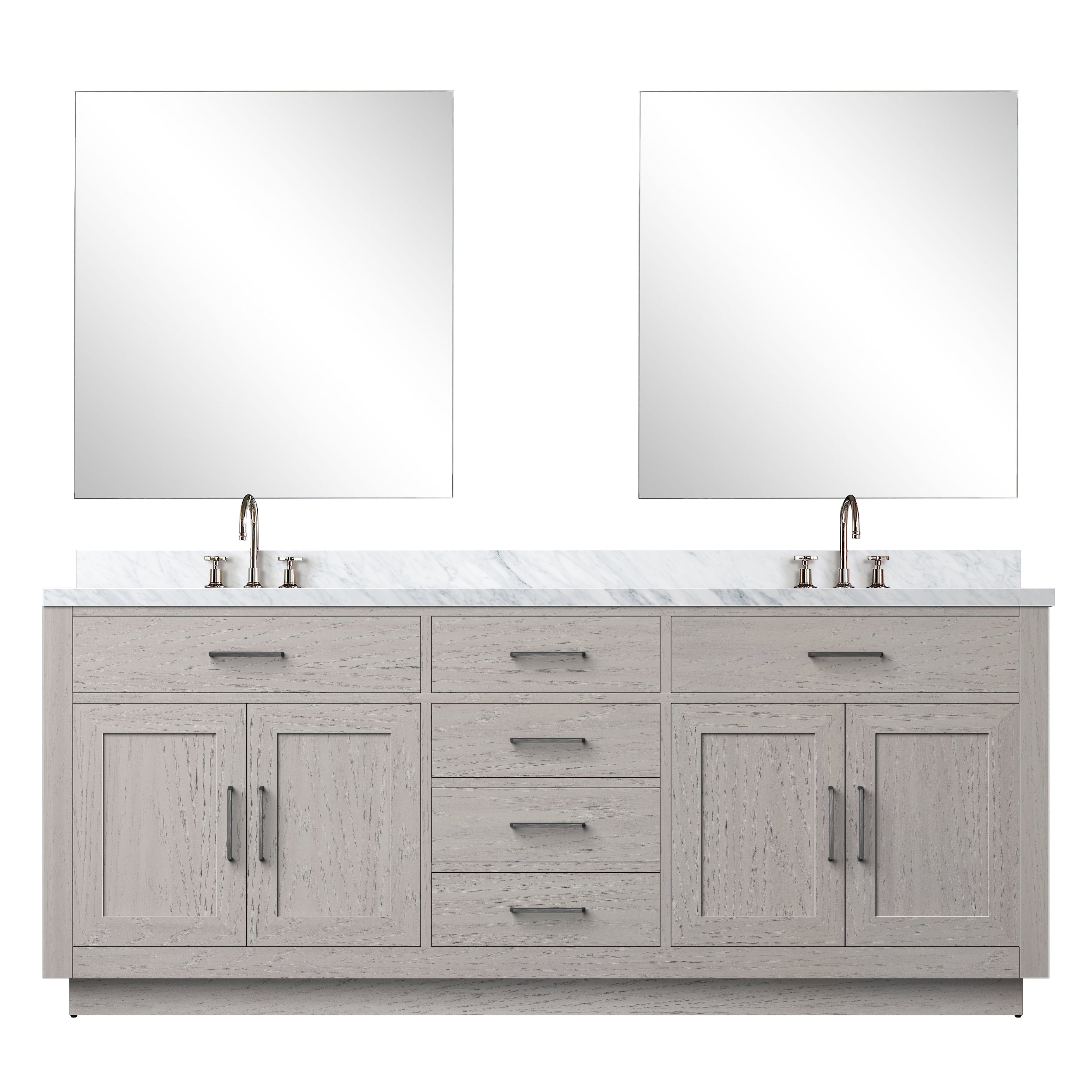 Lexora Abbey 80 in W x 22 in D Double Bath Vanity