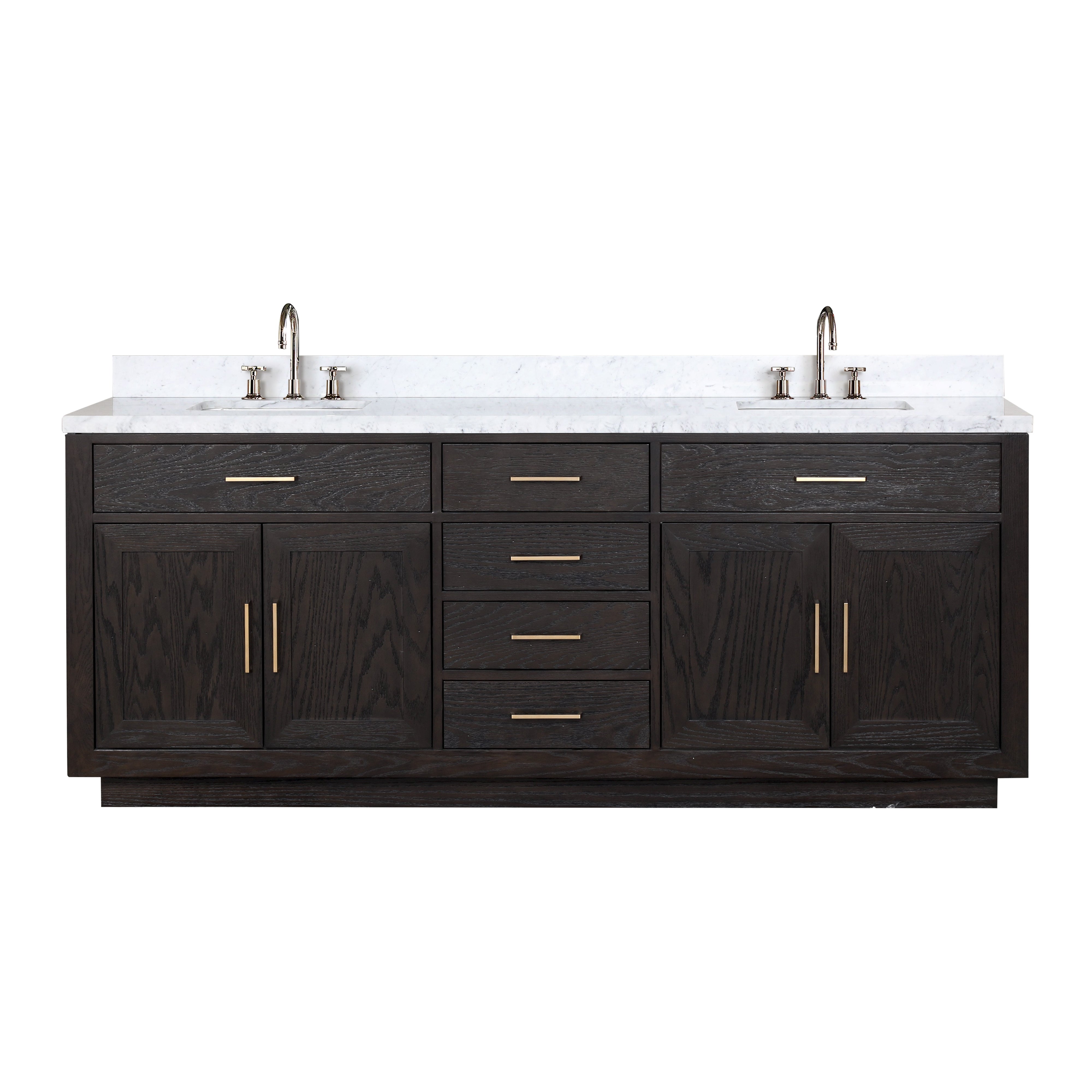 Lexora Abbey 84 in W x 22 in D Double Bath Vanity